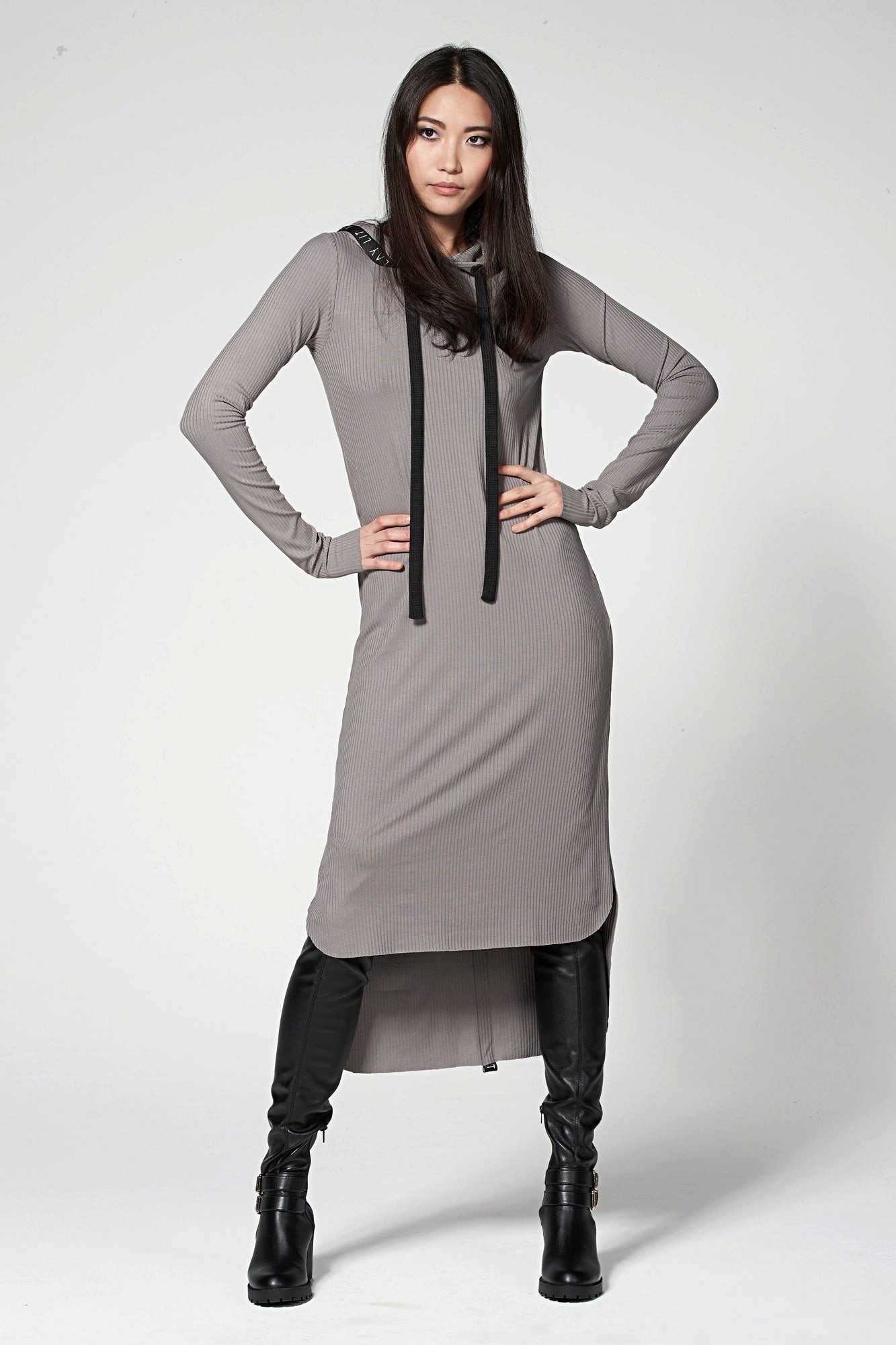 ILAY Lit Kleid & Leggings Billy Jersey Dress Taupe
