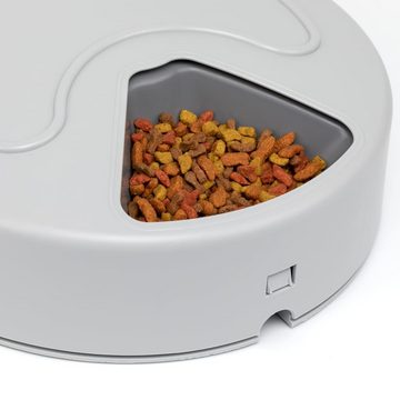 PetSafe Futterspender Futterautomat für 5 Mahlzeiten Eatwell mit Timer Grau