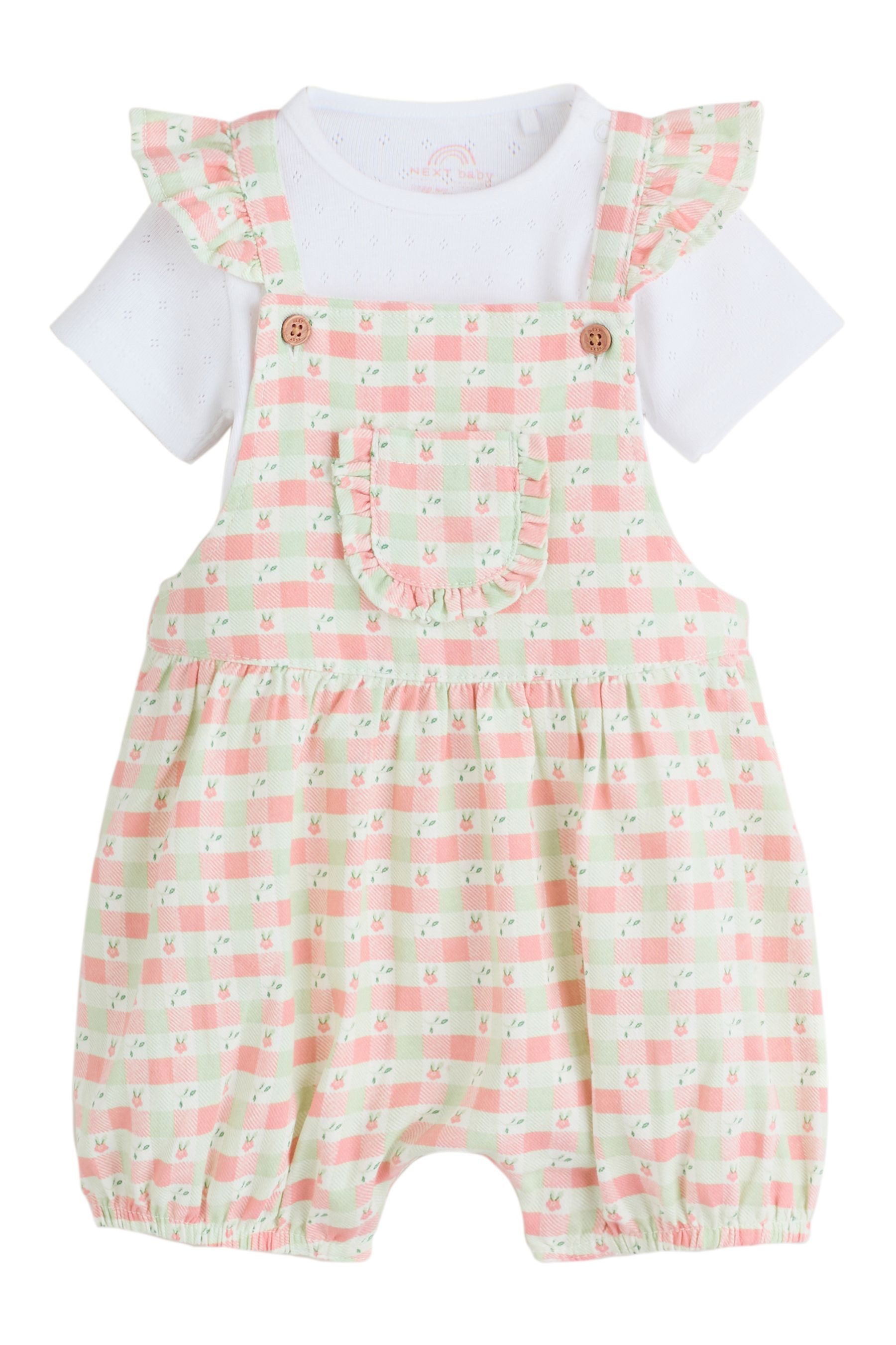 Body & Hose Baby-Latzhose und Bodysuit im 2-teiligen Set