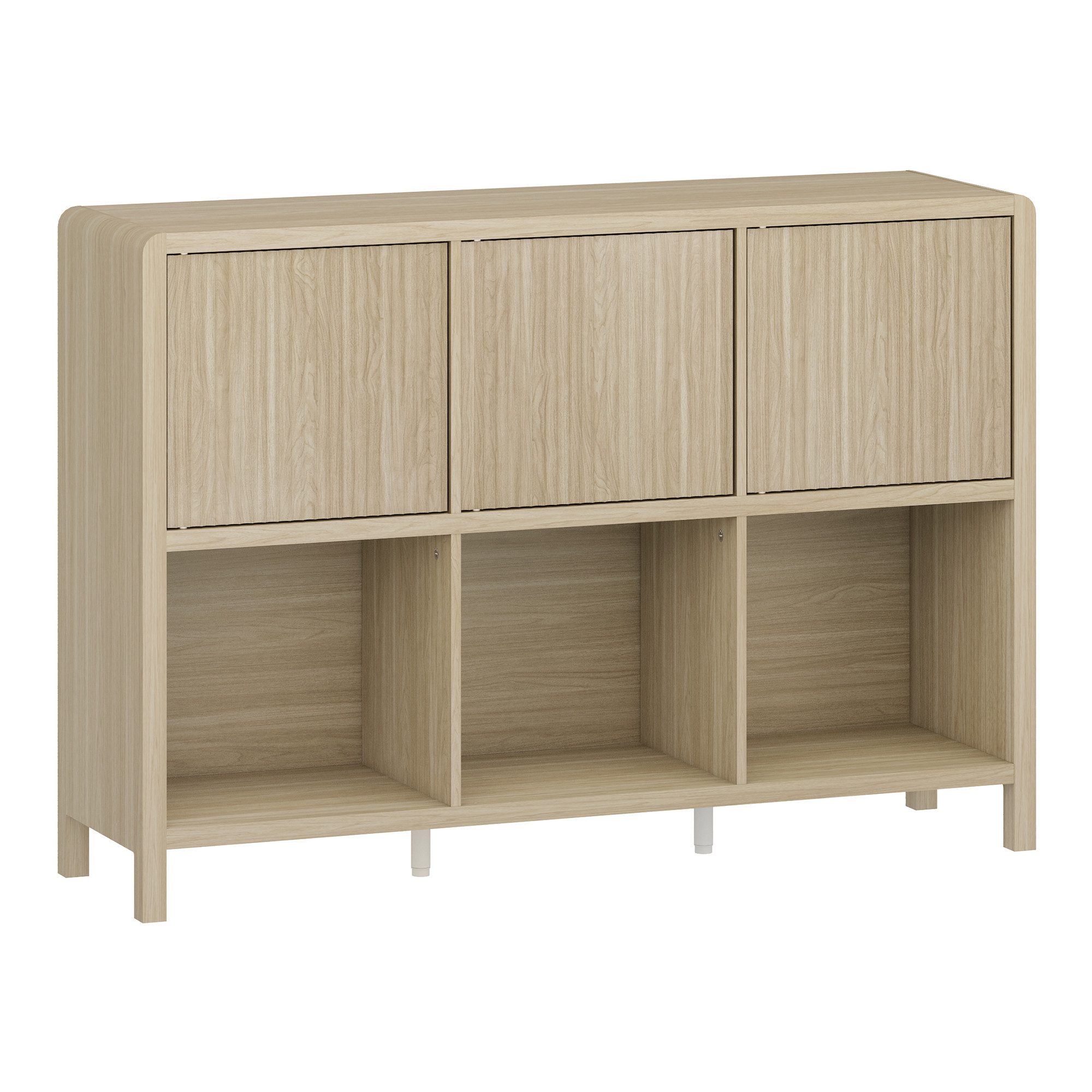 en.casa Sideboard, »Lukkodso« mit 3 Türen, günstig online kaufen