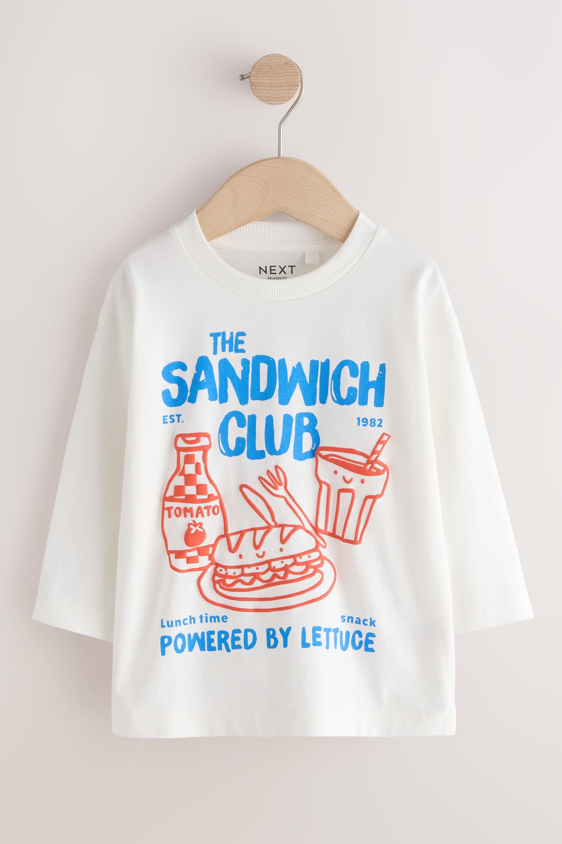 Next Langarmshirt Langärmeliges Shirt mit Rückengrafik (1-tlg) – Bild 5 von 5