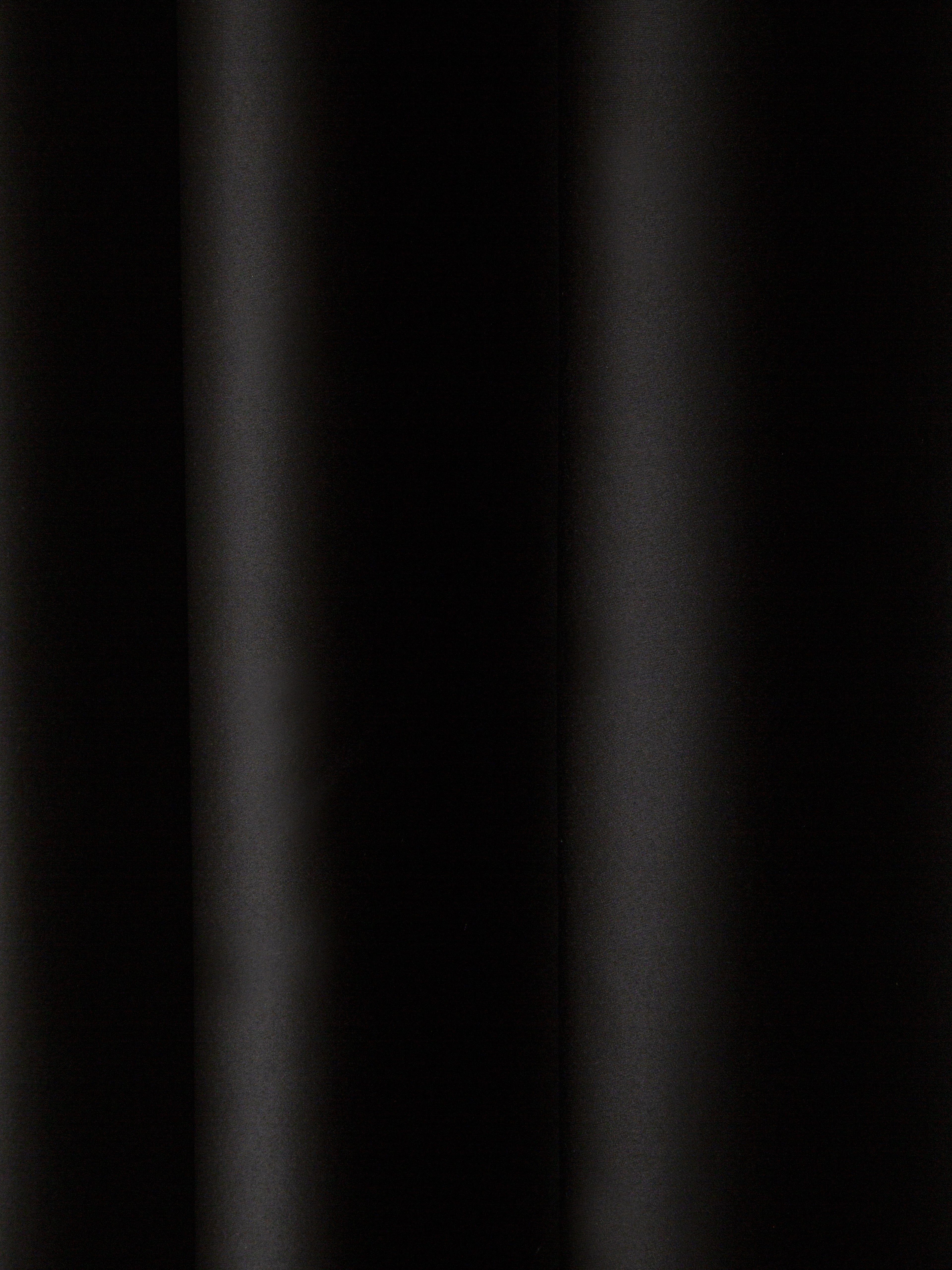50 Wellenform, Y-11 Seitenschals Schiebegardine verdunkelnd, in Plisseeonline, cm, 245 verdunkelnder Wellenvorhang Breite: Blickdichter & Höhe: Schwarz cm