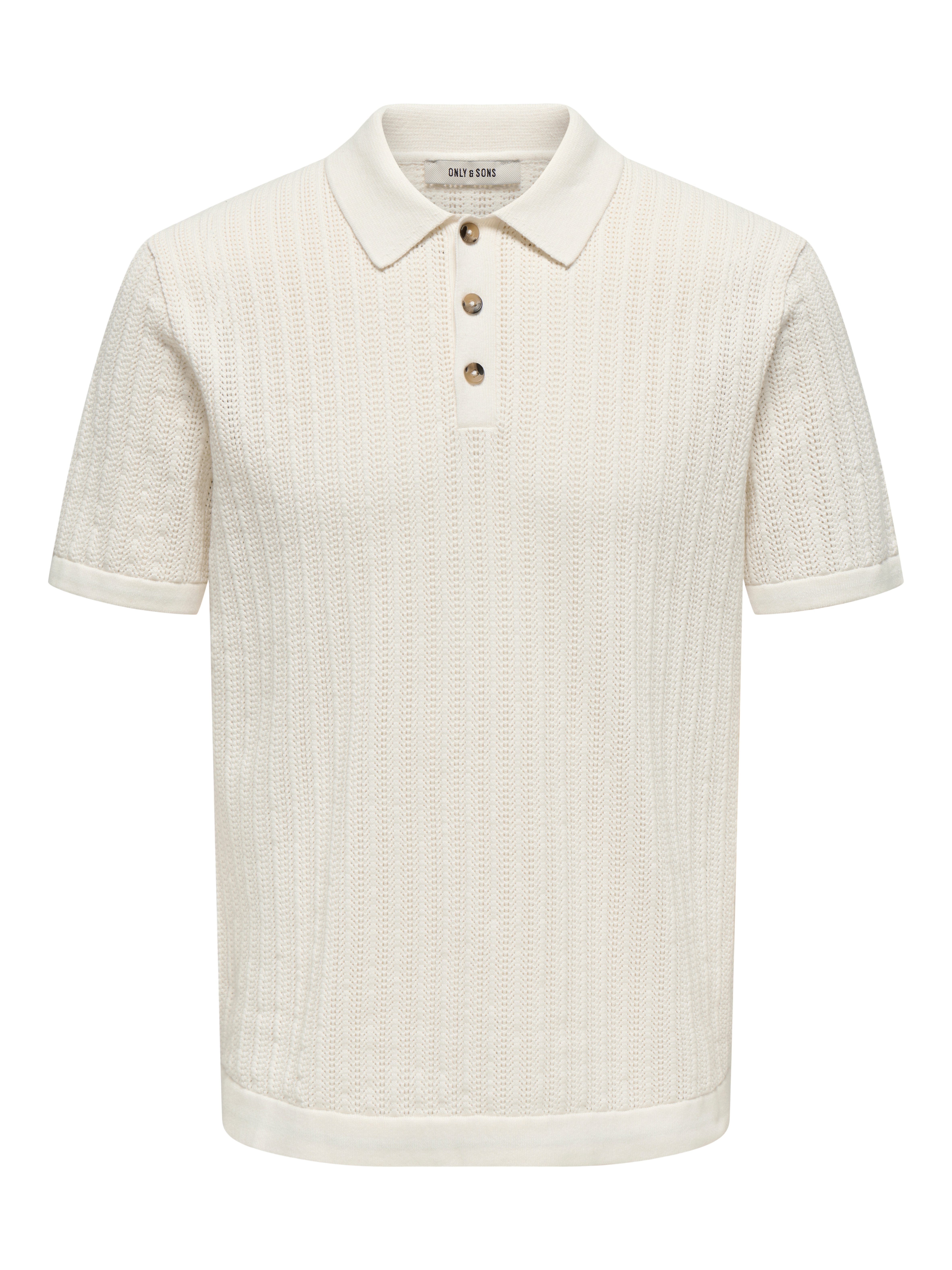 ONLY & SONS Polokragenpullover ONSMOON REG 12 SS POLO KNIT NOOS