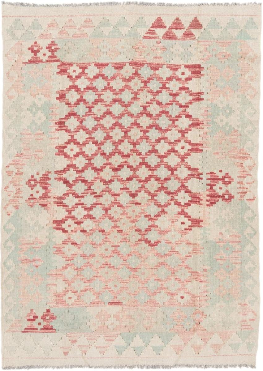 Orientteppich Kelim Afghan 108x148 Handgewebter Orientteppich, Nain Trading, rechteckig, Höhe: 3 mm