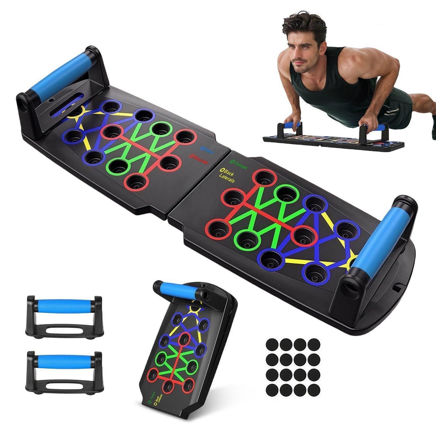 LuxusKollektion Liegestützgriffe Liegestützgriffe Fitness Brett 28 in 1 (1-St)