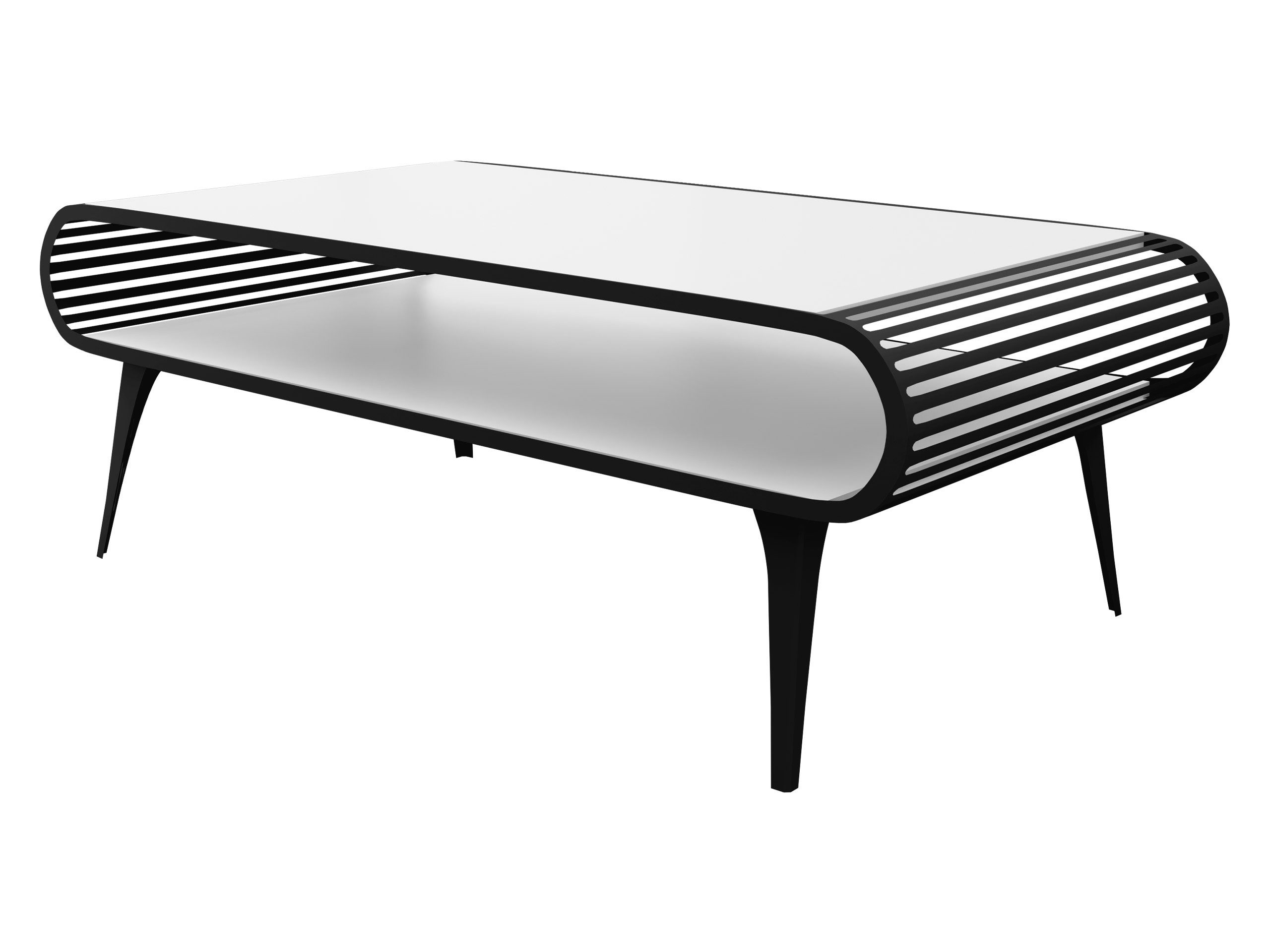 MIRJAN24 Couchtisch Aristo (mit Einlegeboden), 120x60x44 cm
