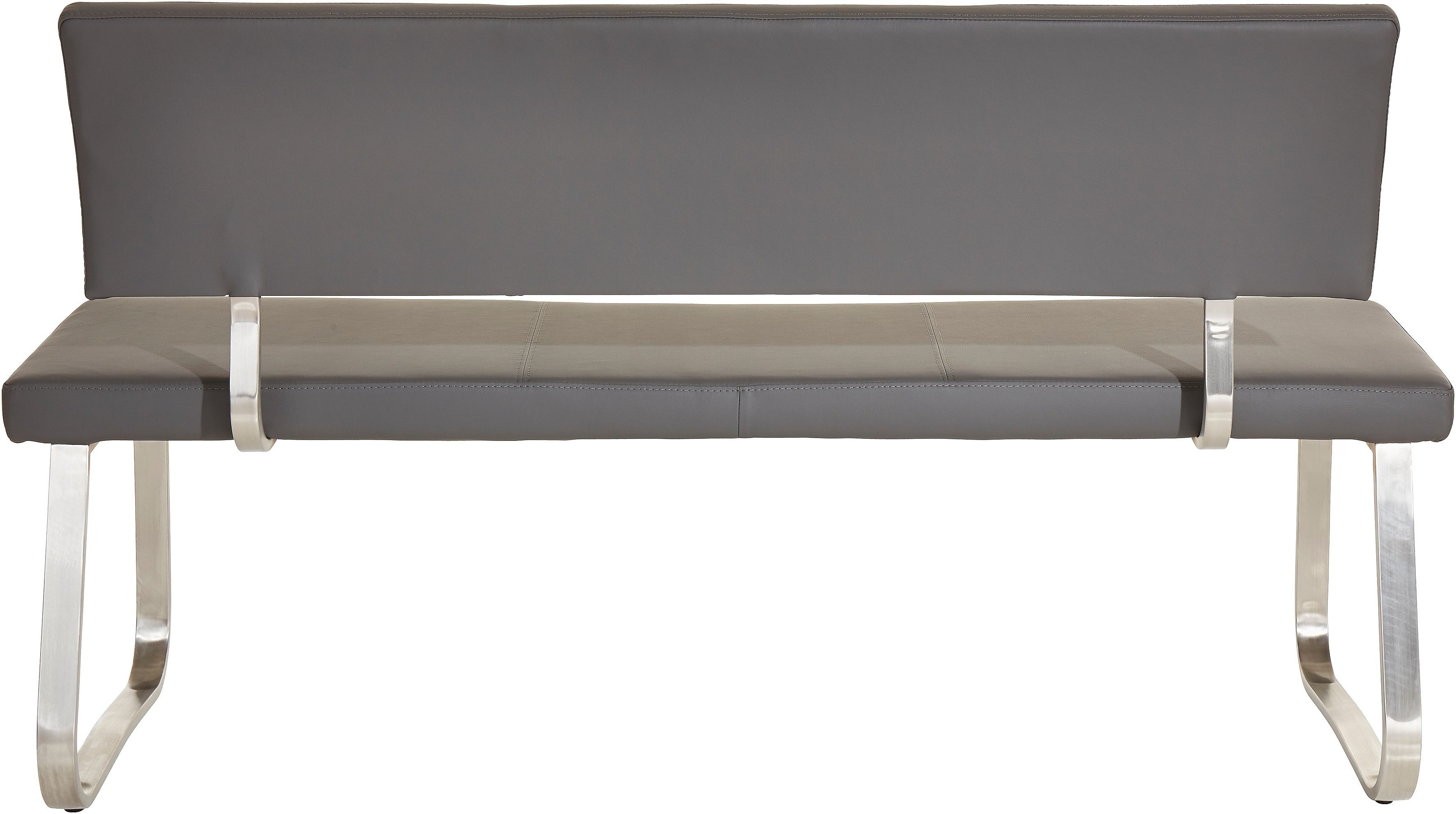 (1-St), furniture Arco bis grau Breiten | in verschiedenen Kunstleder, grau belastbar 280 MCA Polsterbank kg,