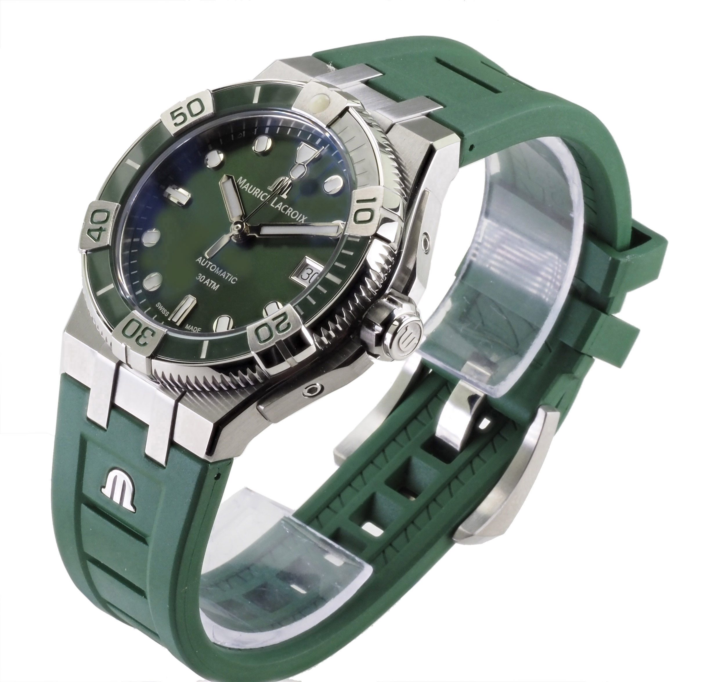 MAURICE LACROIX Schweizer Uhr 39 mm Ø Aikon Venturer Automatik AI6057-SSL50-630-5 Aikon Venturer, 30 ATM Waterresistant