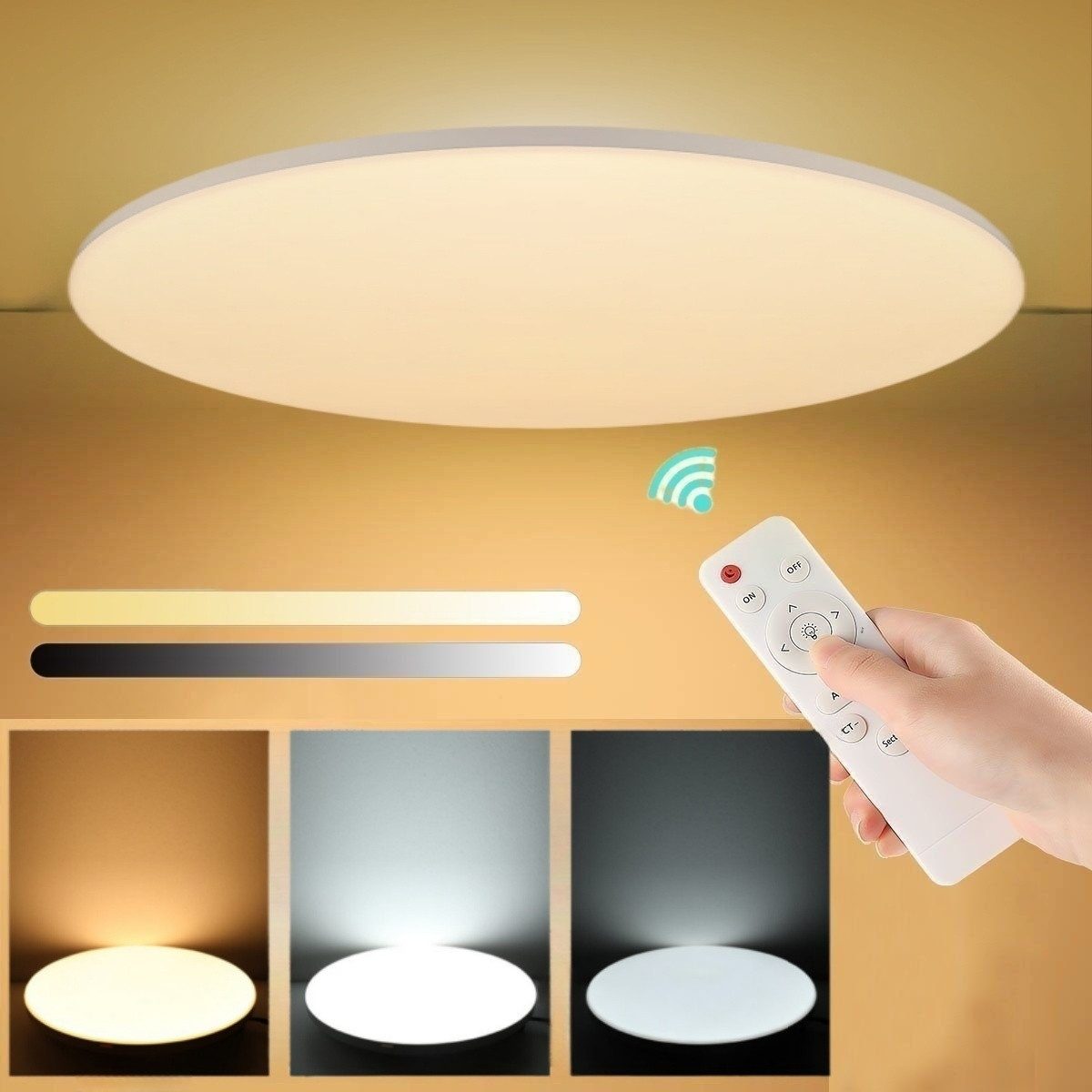 OULENBIYAR Deckenleuchten Ultra Dünn 24/36W LED günstig online kaufen