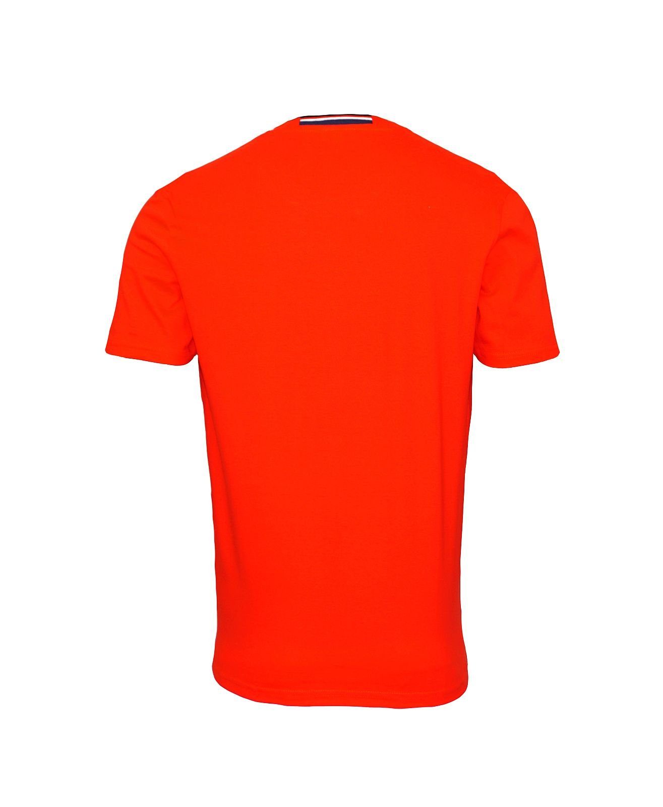 T-Shirt T-Shirt rot Shirt Assn Polo Kurzarmshirt Shortsleeve Rundhals U.S.