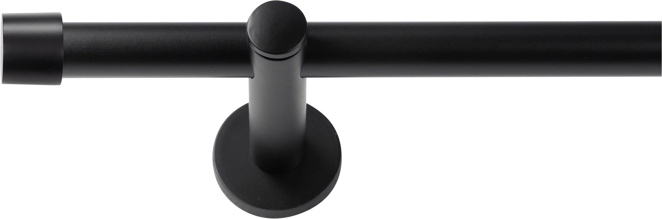 SN DECO GROUP Gardinenstange Gardinenstange Brest Ø 19 mm, 1-läufig, Fixmaß, verschraubt, Stahl, Ø 19 mm, Fixmaß, kürzbar