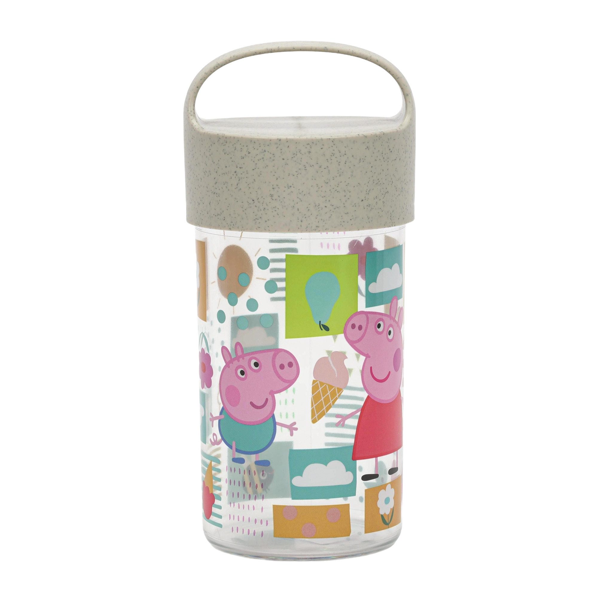 KOZIOL Lunchbox Snack-/Trinkbehälter Buddy Snack Peppa Pig, 500 ml, KOZIOL, Kunststoff, (einzeln, einzeln)