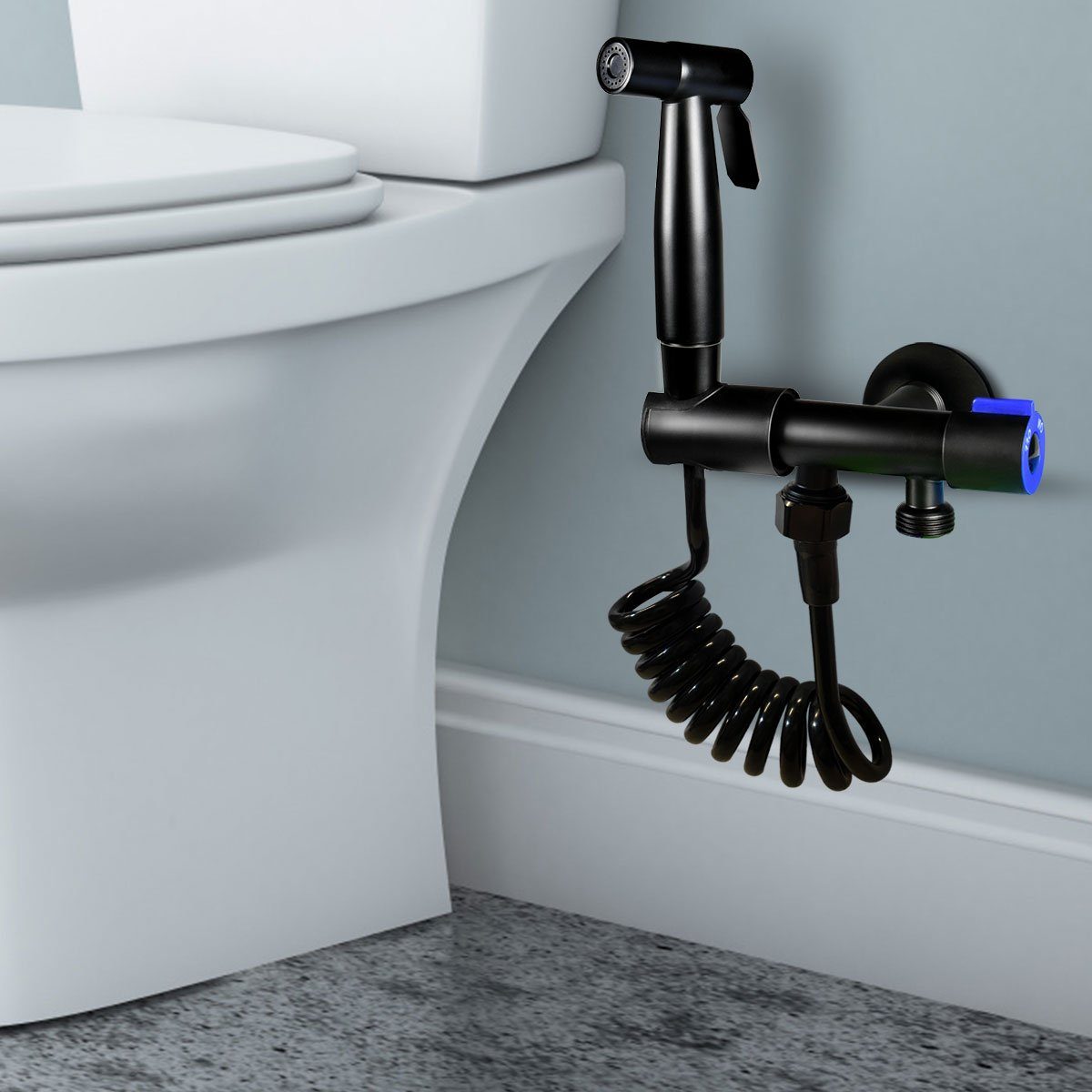 Eumaty Bidetarmatur Bidet Handbrause Toilette Bad Фурнитура Edelstahl