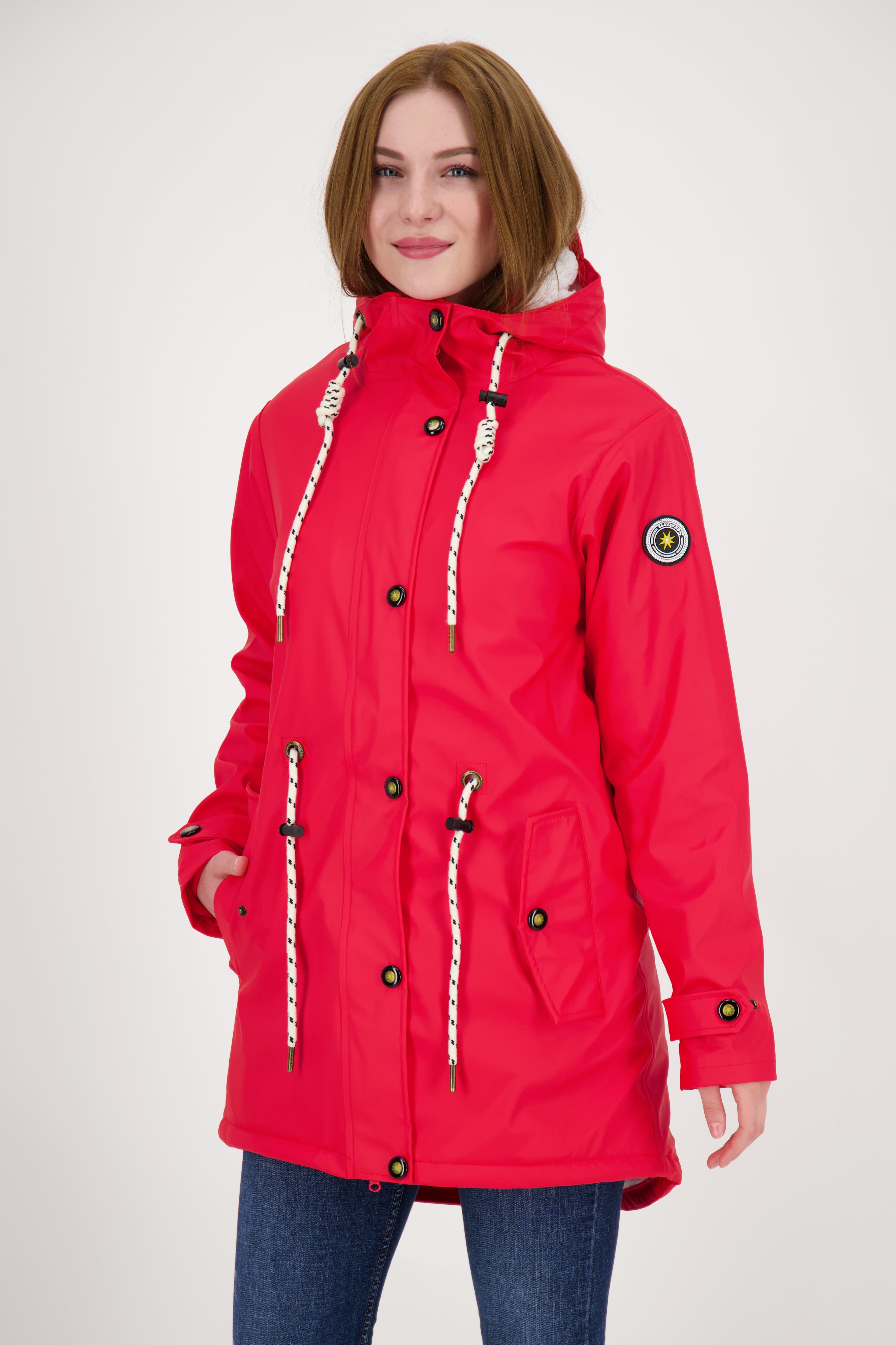 DEPROC Active Regenjacke Regenjacke & Longjacket ANKERGLUT #ankergluttraum CS NEW WOMEN auch in Großen Größen erhältlich red