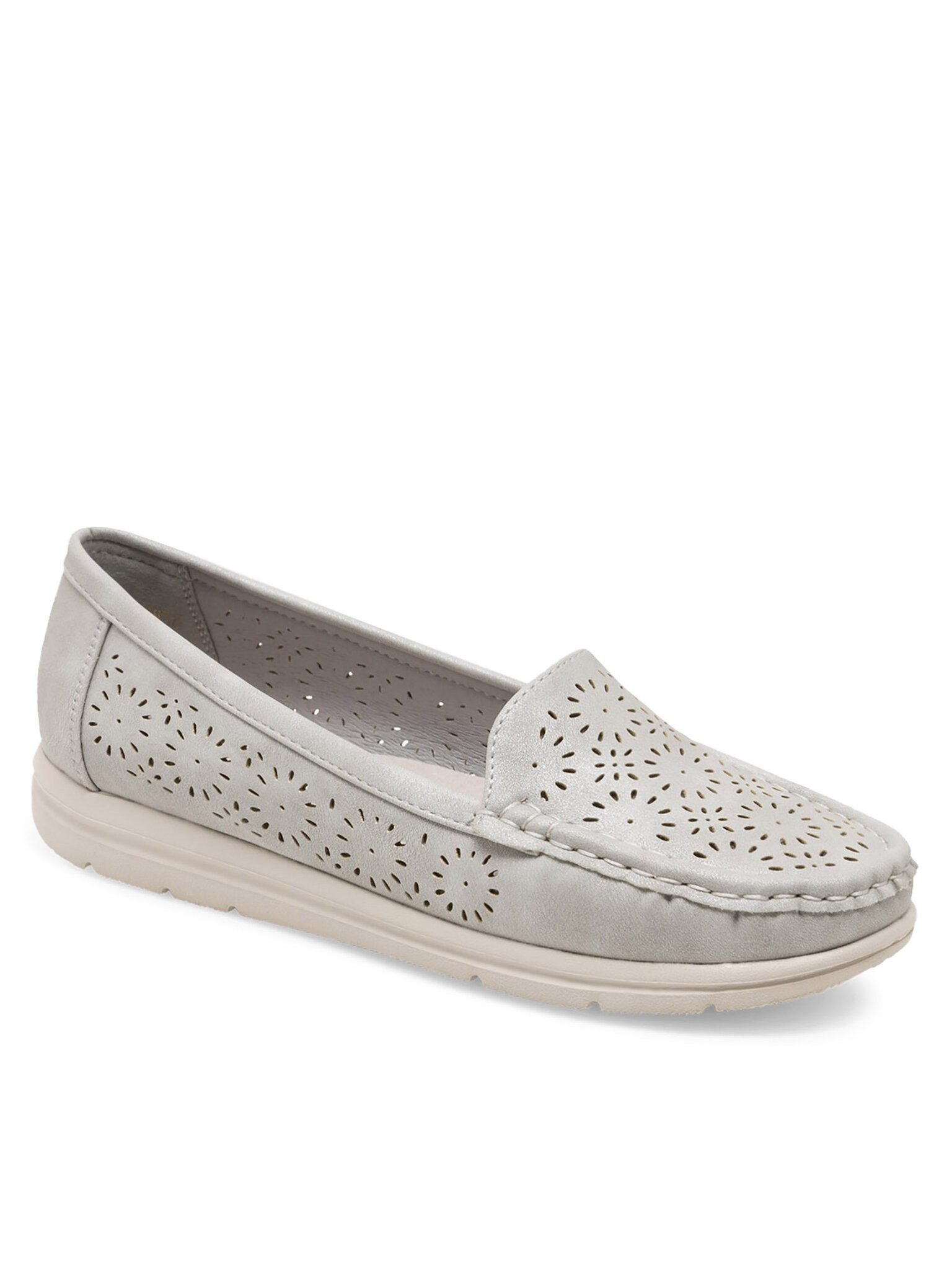 Clara Barson Clara Barson Mokassins Damen KFB22SH002 Grau Mokassin