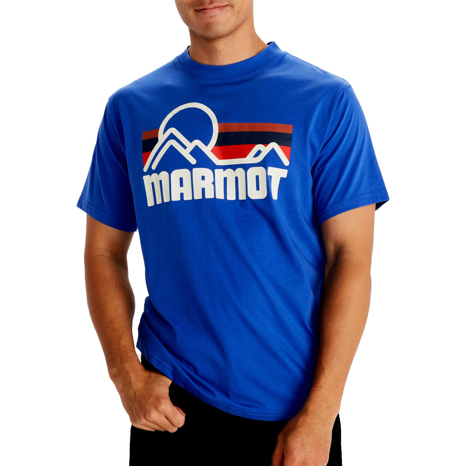 Marmot T-Shirt Coastal SS T-Shirt mit Marken-Logo
