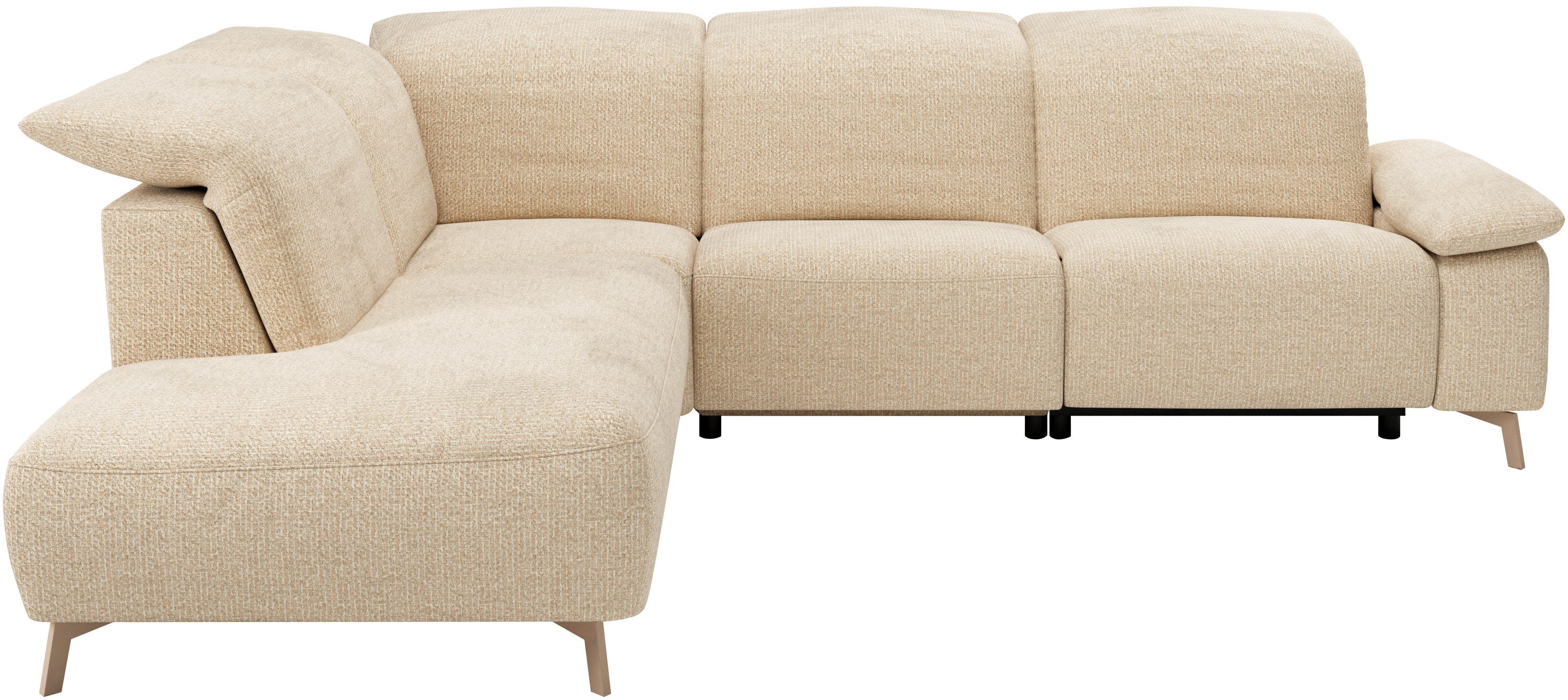 Musterring Ecksofa MR 370, intelligenter Komfort im modernen Design, Optionale Relaxfunktion, flexible Kopfteile & klappbare Armlehnen