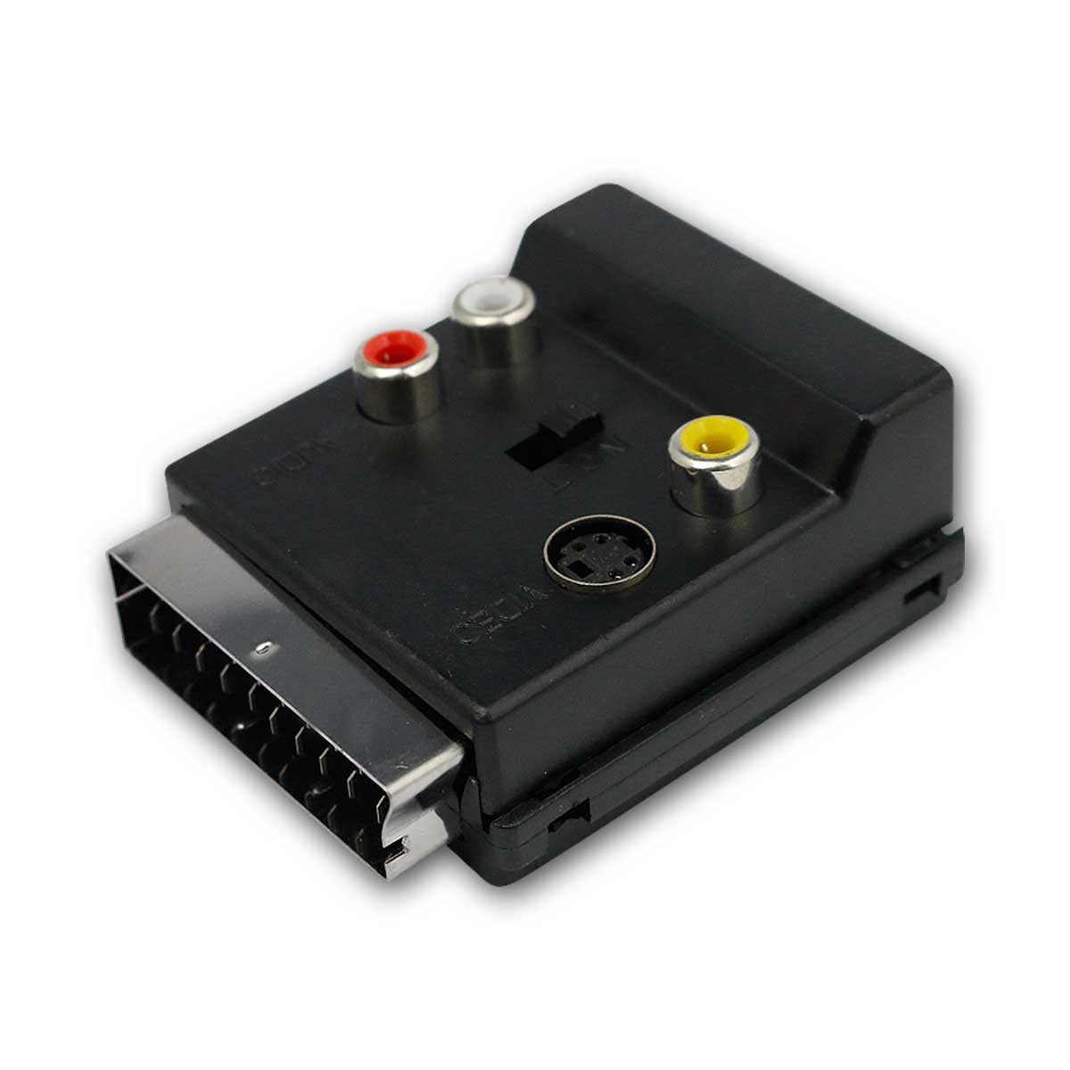 Sintron Scart-Adapterstecker, In/Out umschaltbar TV-Adapter