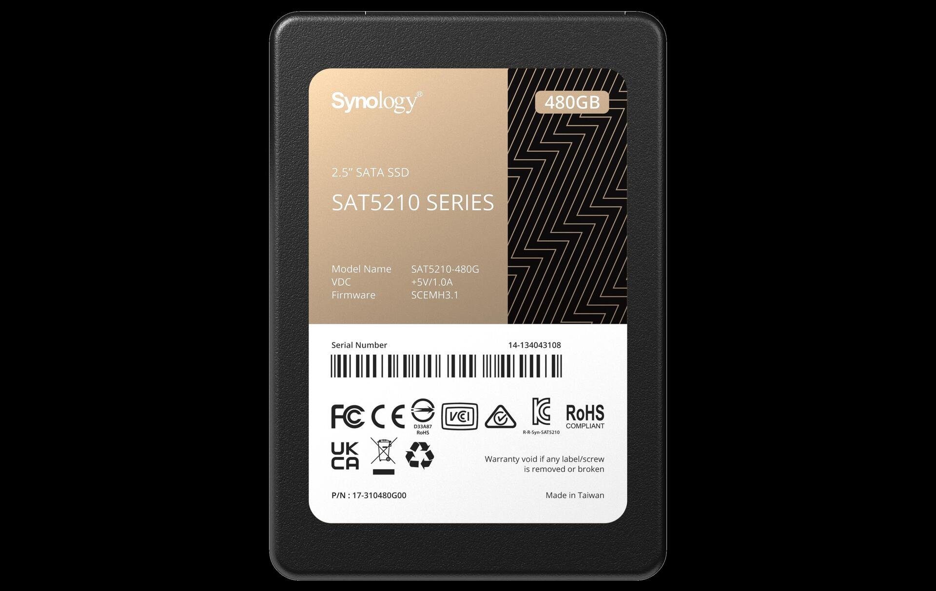 Synology SYNOLOGY SAT5210-480G 480GB SSD-Festplatte