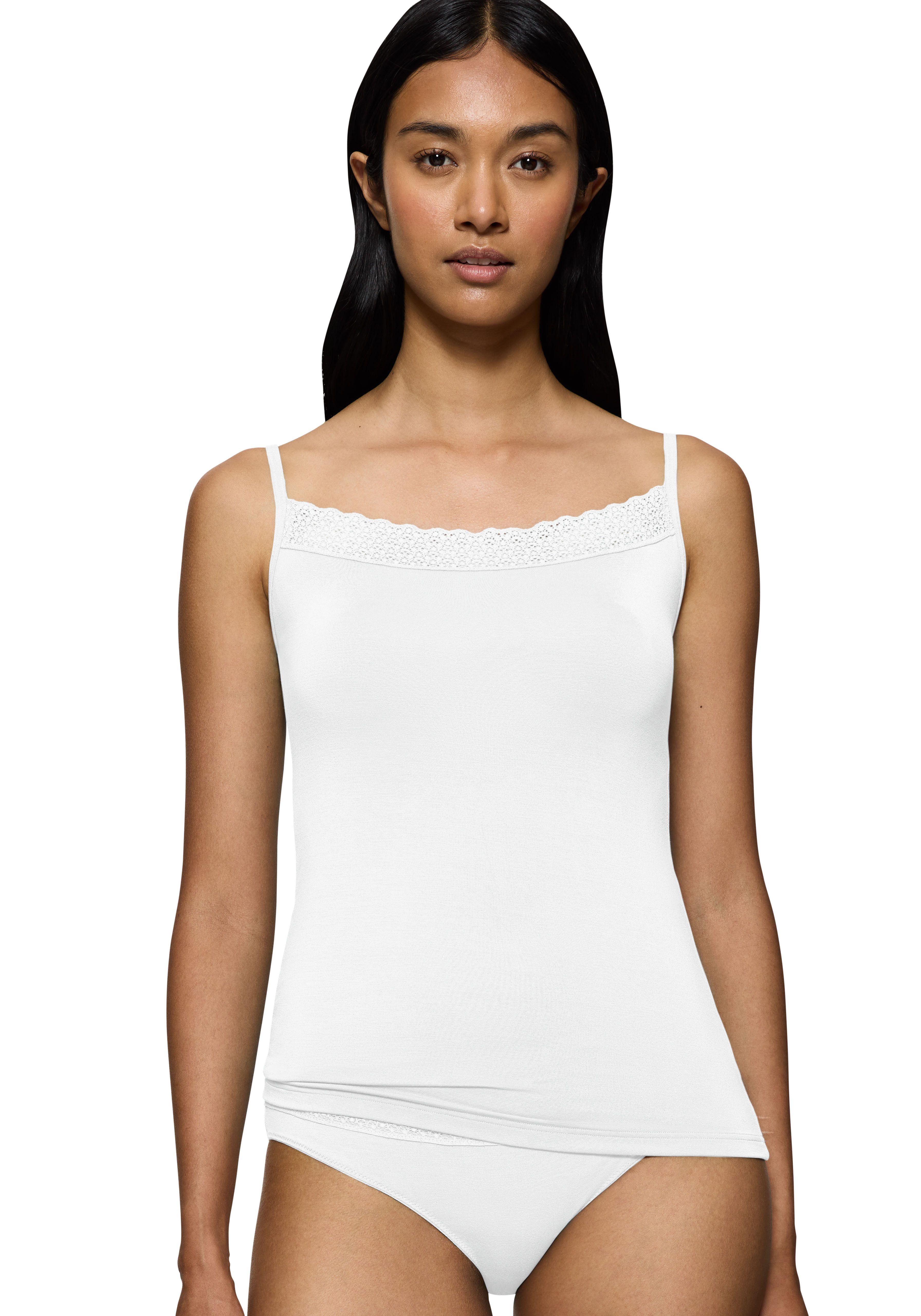 Triumph Spaghettitop Feel of Modal seidenweich, eckiger Ausschnitt, bequem, günstig online kaufen