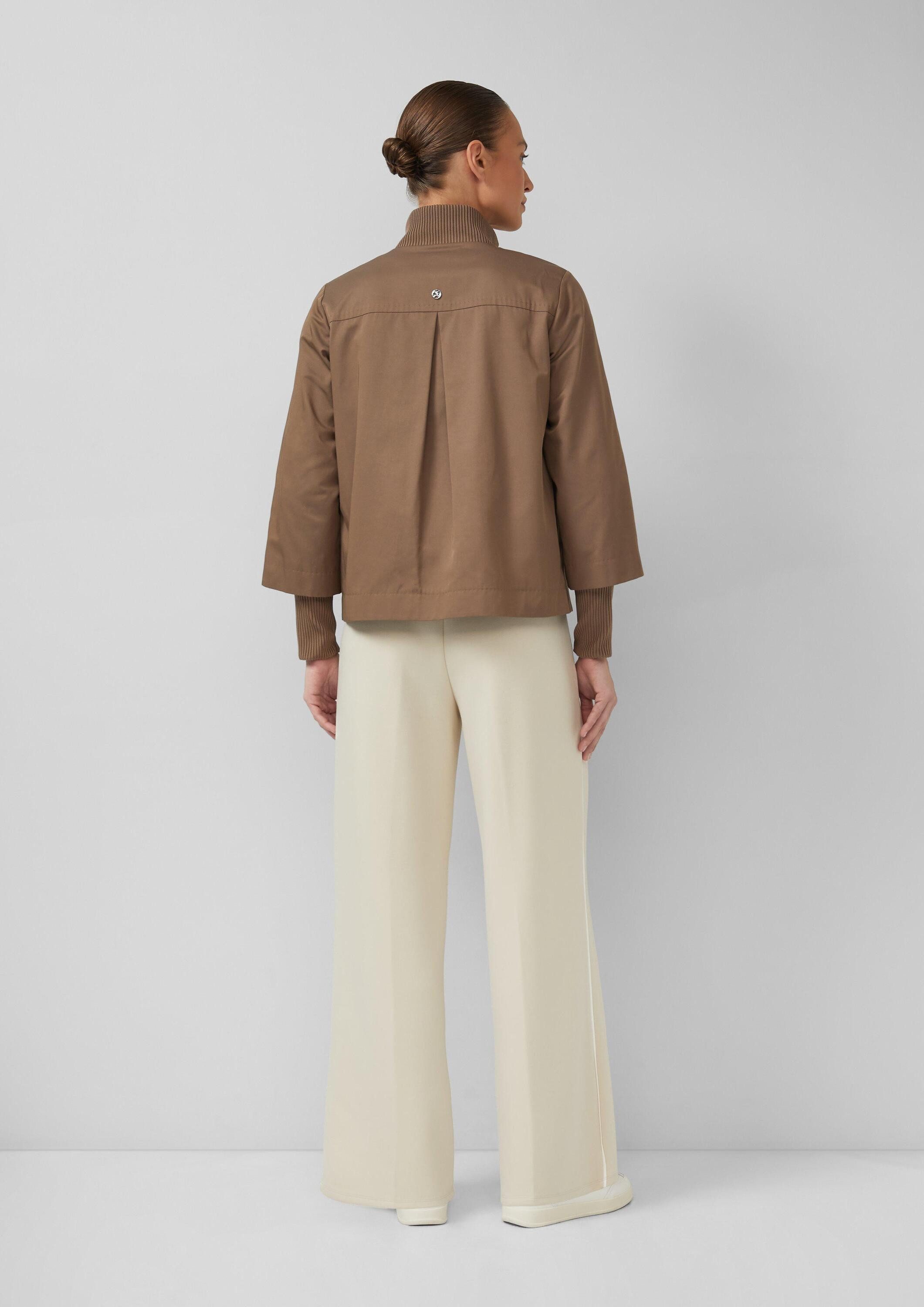 s.Oliver Funktionsjacke Outdoor-Jacke Jacke im Relaxed Fit mit Rippbündchen-Details
