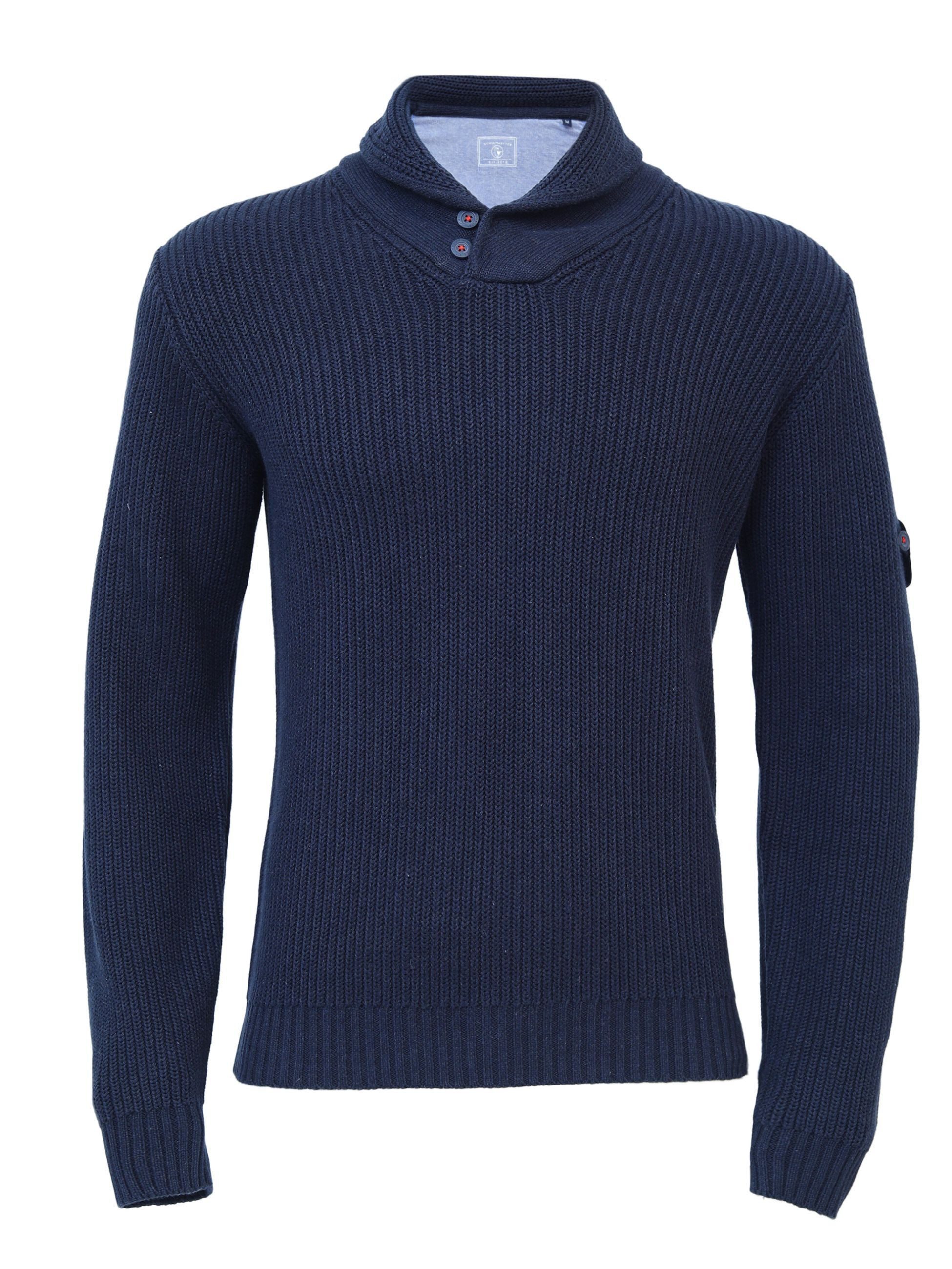 Schalkragenpullover Herren Wollpullover "Scott"