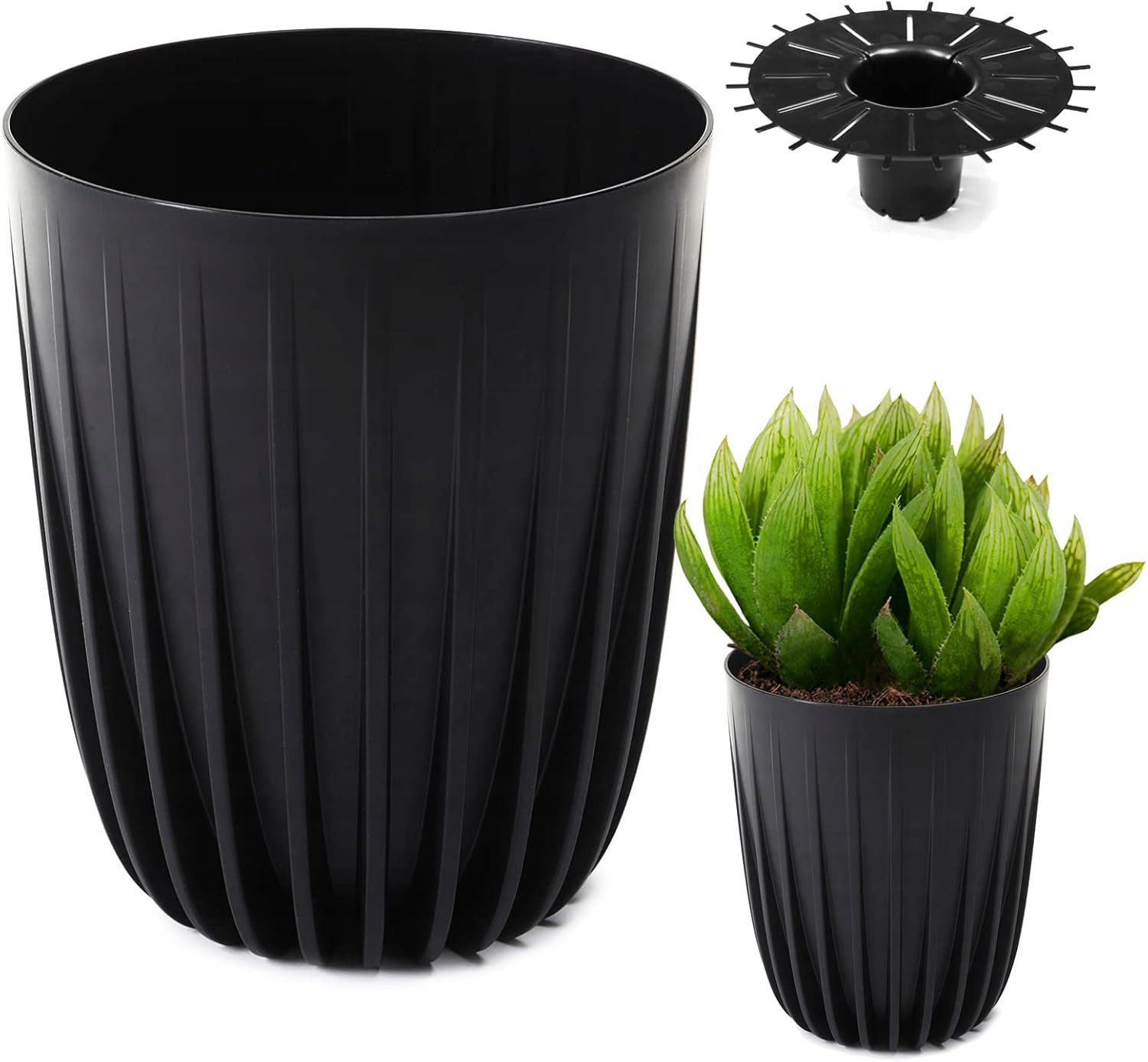 KONZEPT Blumentopf Hoher Blumentopf, Pflanzkübel Groß für Außen, Balkon, Üb günstig online kaufen