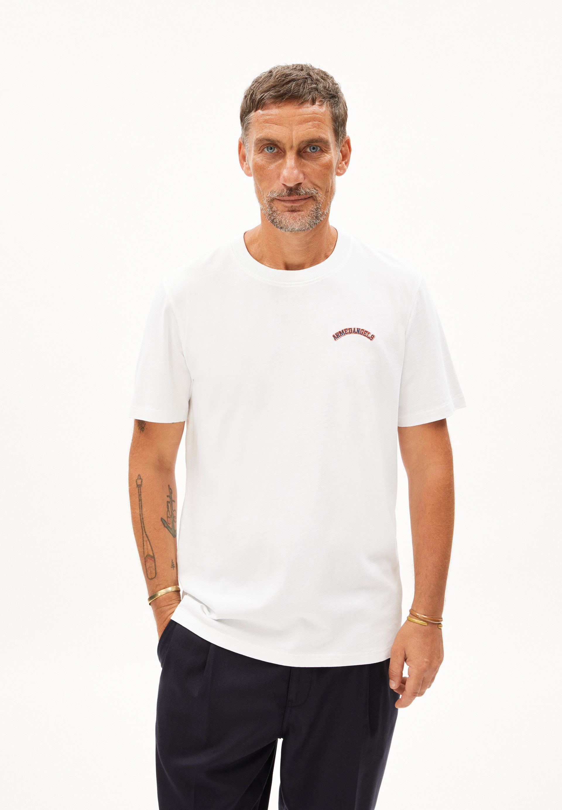 Armedangels Print-Shirt MAARKOS ARMEDANGELS Rundhalsausschnitt