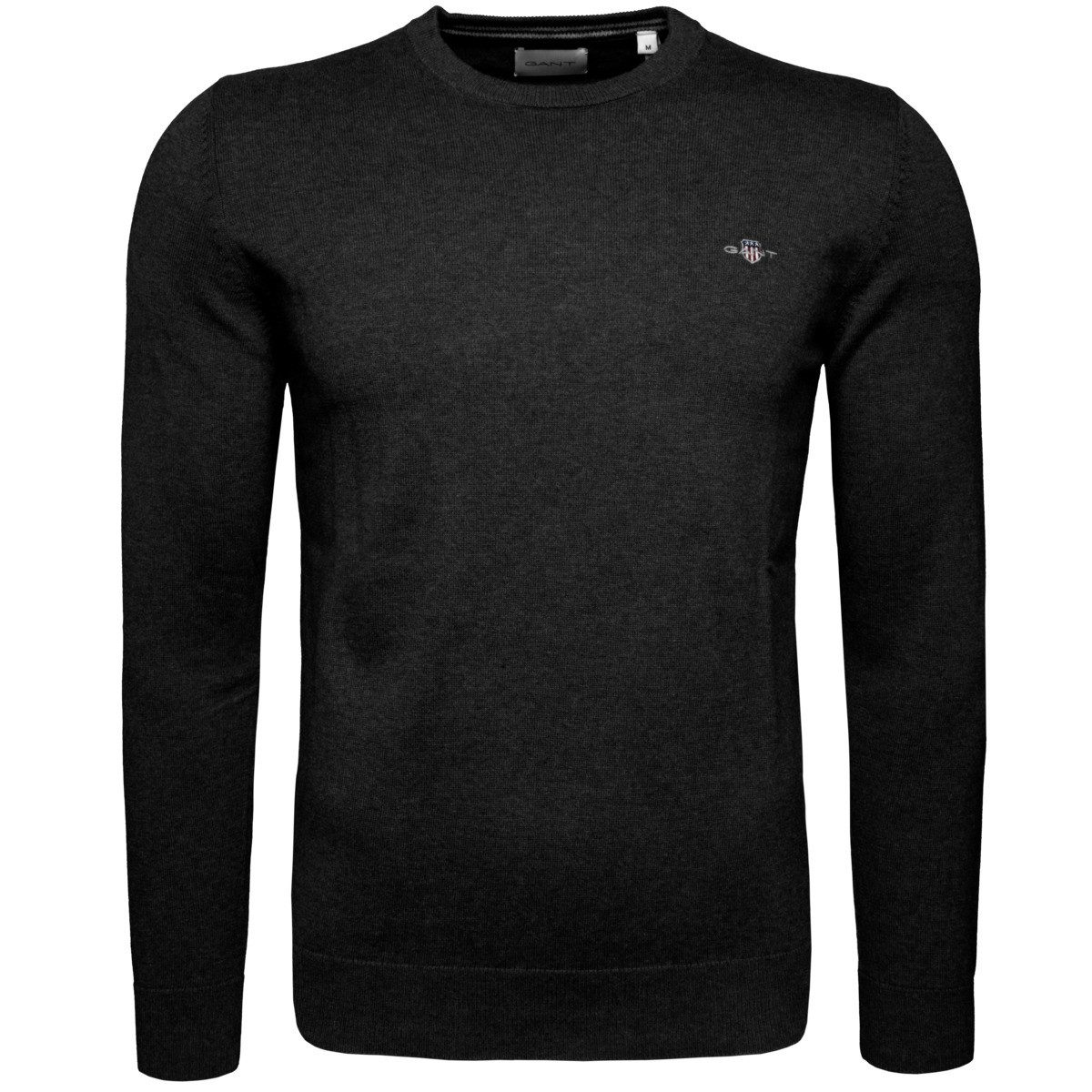 Gant Rundhalspullover Classic Cotton C-Neck Herren Hoodie, Sweatshirt, Pull günstig online kaufen