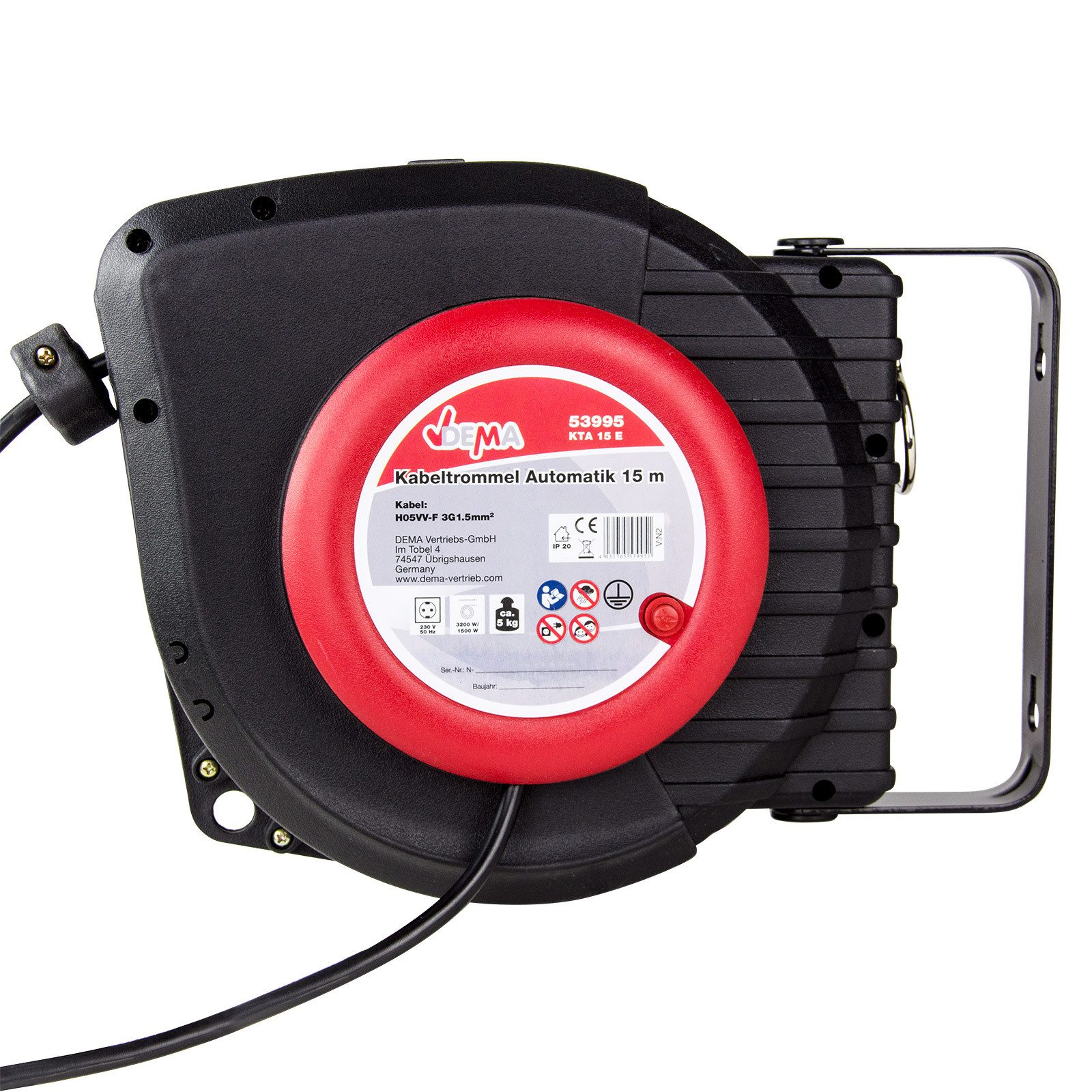 DEMA Kabeltrommel Automatik 15 m Kabeltrommel