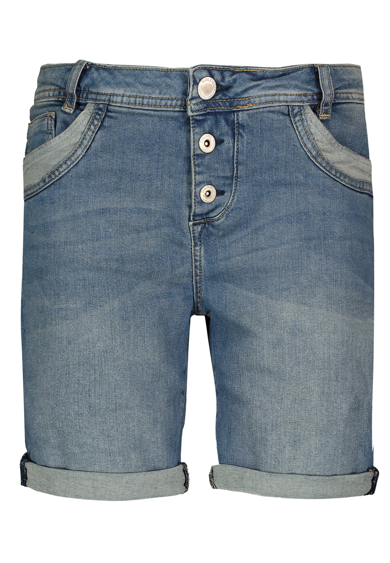 SUBLEVEL Bermudas Damen Jeans Shorts Bermuda günstig online kaufen