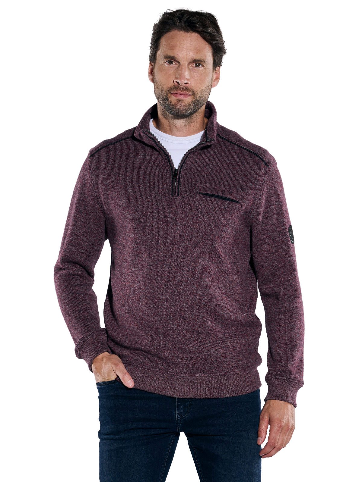 Engbers Sweatshirt Herren Sweatshirt regular, Rot