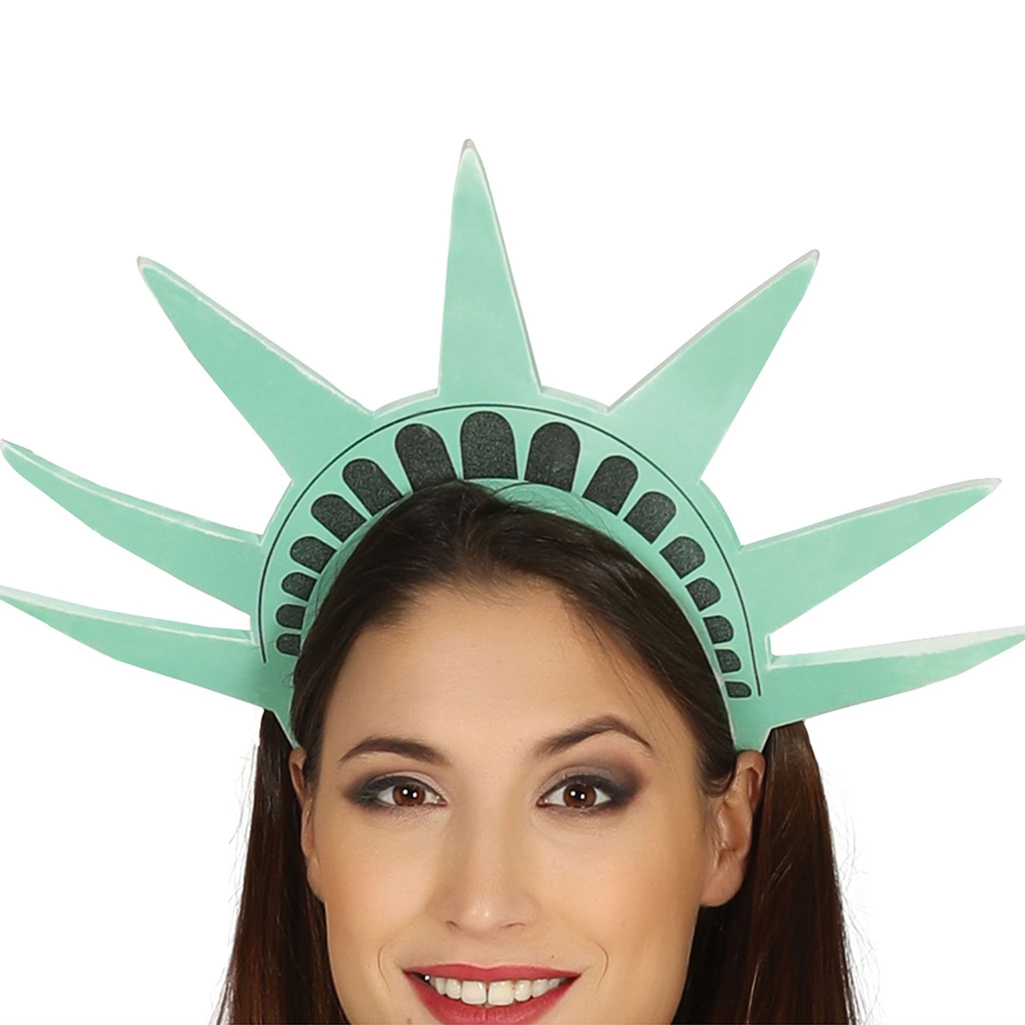 Fiestas Guirca Kostüm Mrs. Liberty Damen Verkleidung mit Fackel