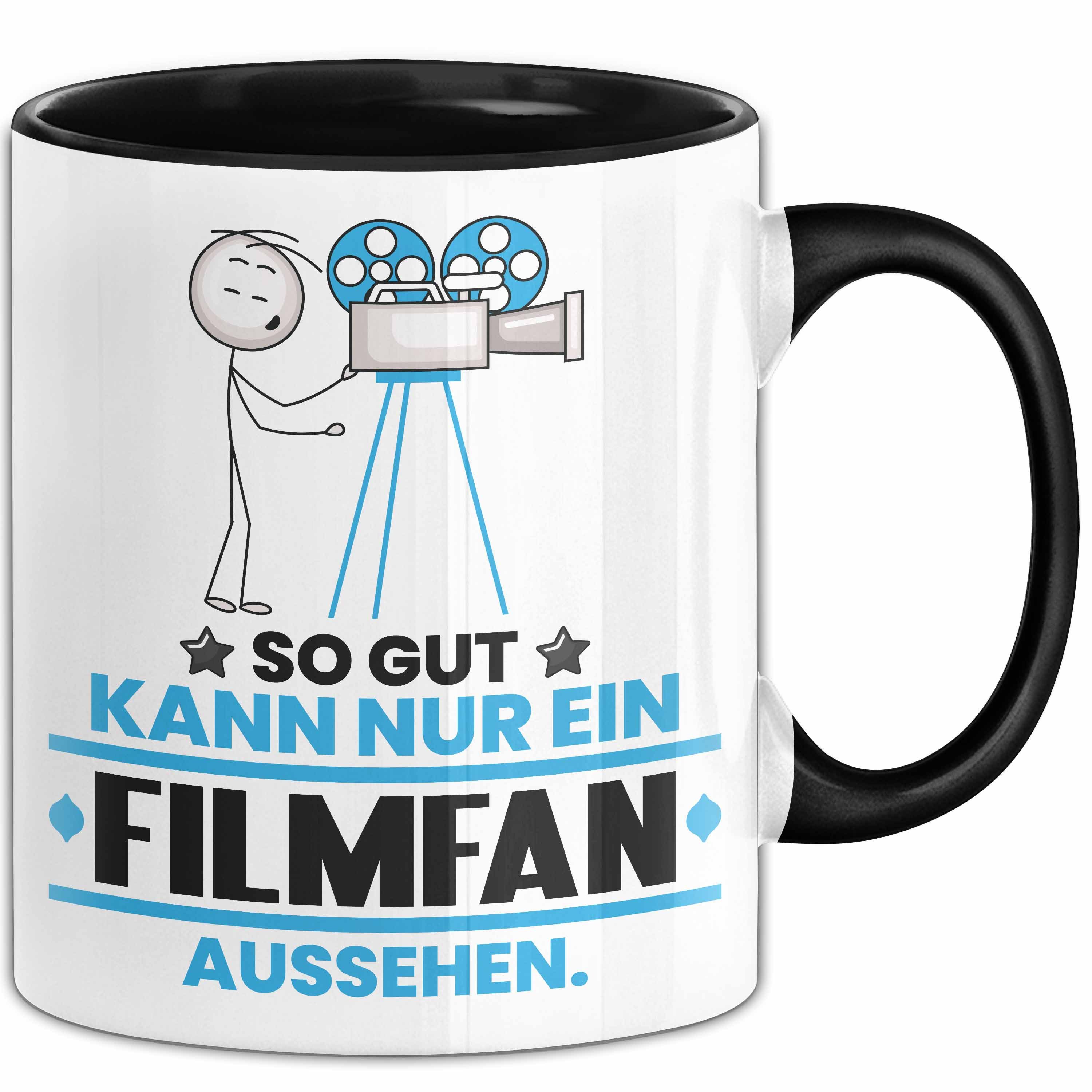 Trendation Tasse Filmfan Geschenk Tasse So Gut Kann Nur Ein Filmfan Aussehen Geschenkid, Keramik