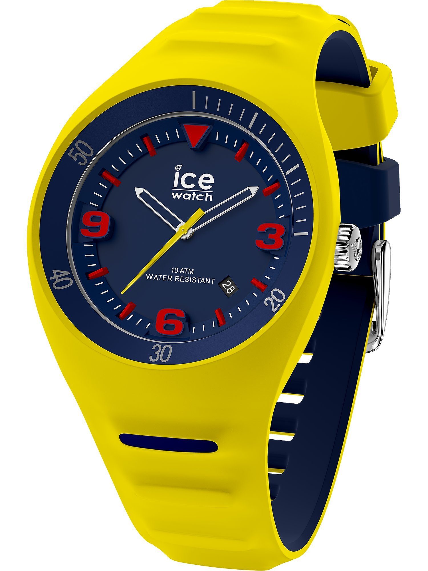 ICE Klassikuhr Herren-Uhren Quarzuhr Analog Watch ice-watch Quarz, gelb blau,