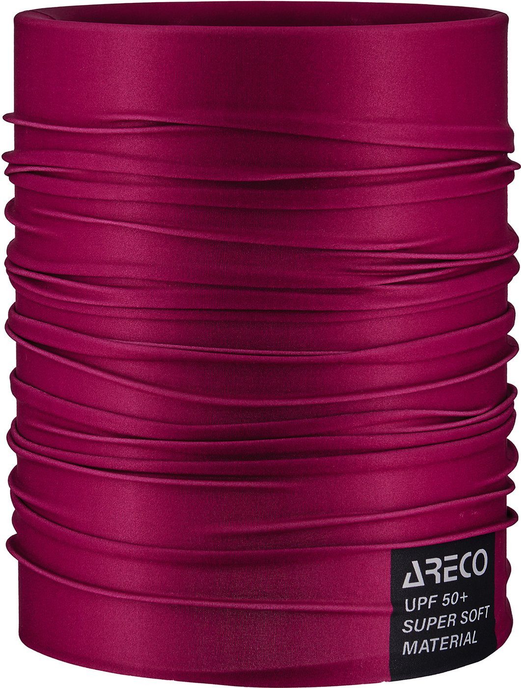 Areco Halstuch Multifunktionstuch silk touch UPF 50+ 847 beere uni