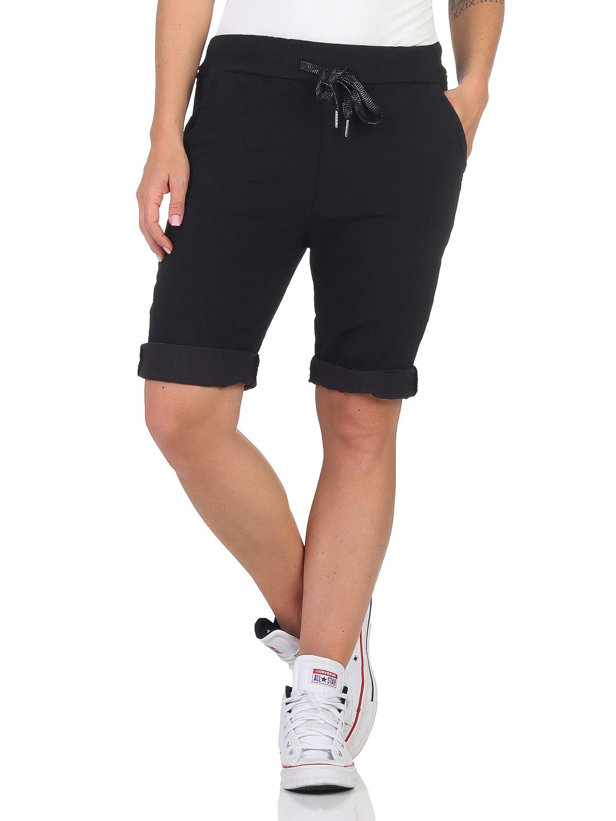 simaranda Bermudas Damen Bermuda 8130 36-40 Schwarz