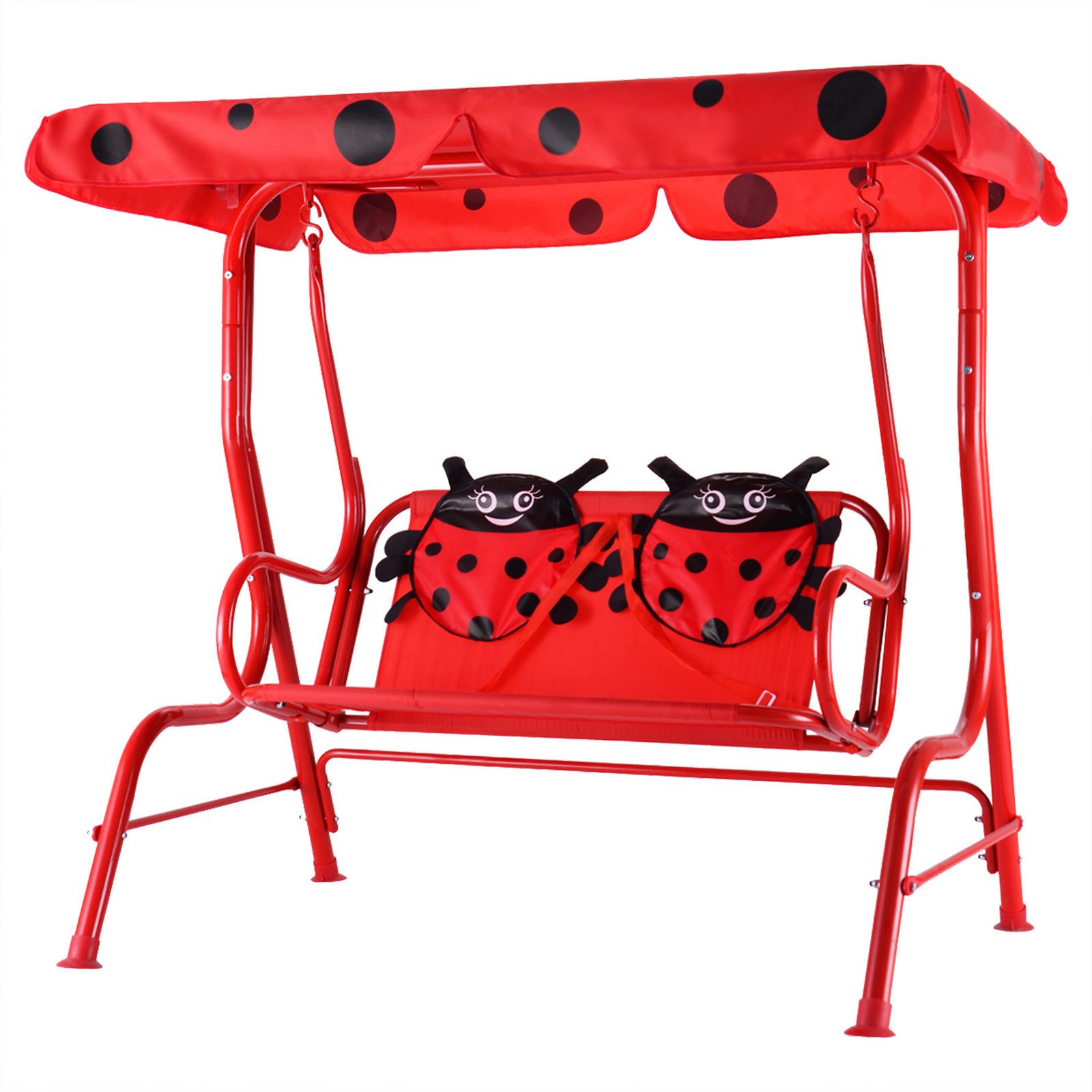 KOMFOTTEU Hollywoodschaukel Doppelschaukel, mit Sonnendach