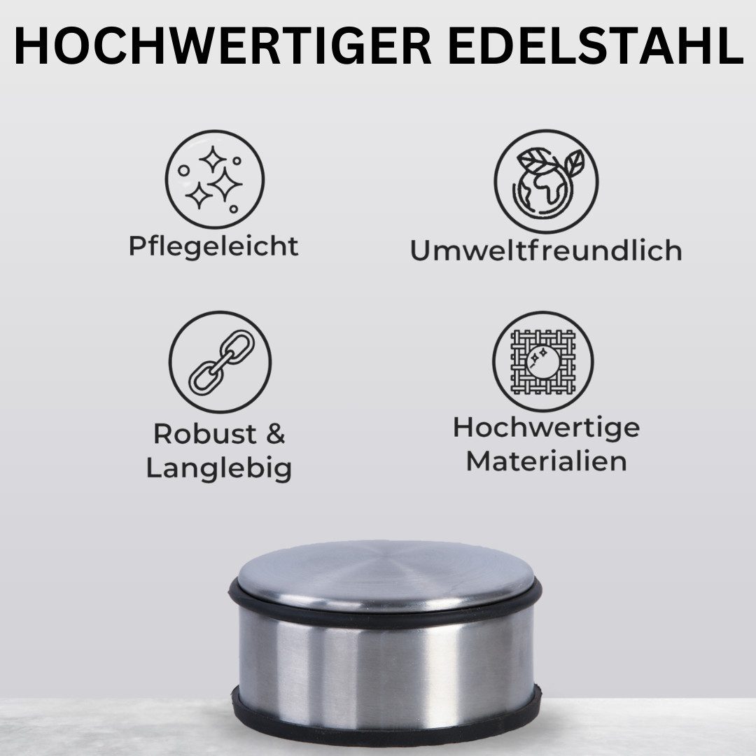 Topanbieter999 Türstopper (2er Set), Edelstahl günstig online kaufen