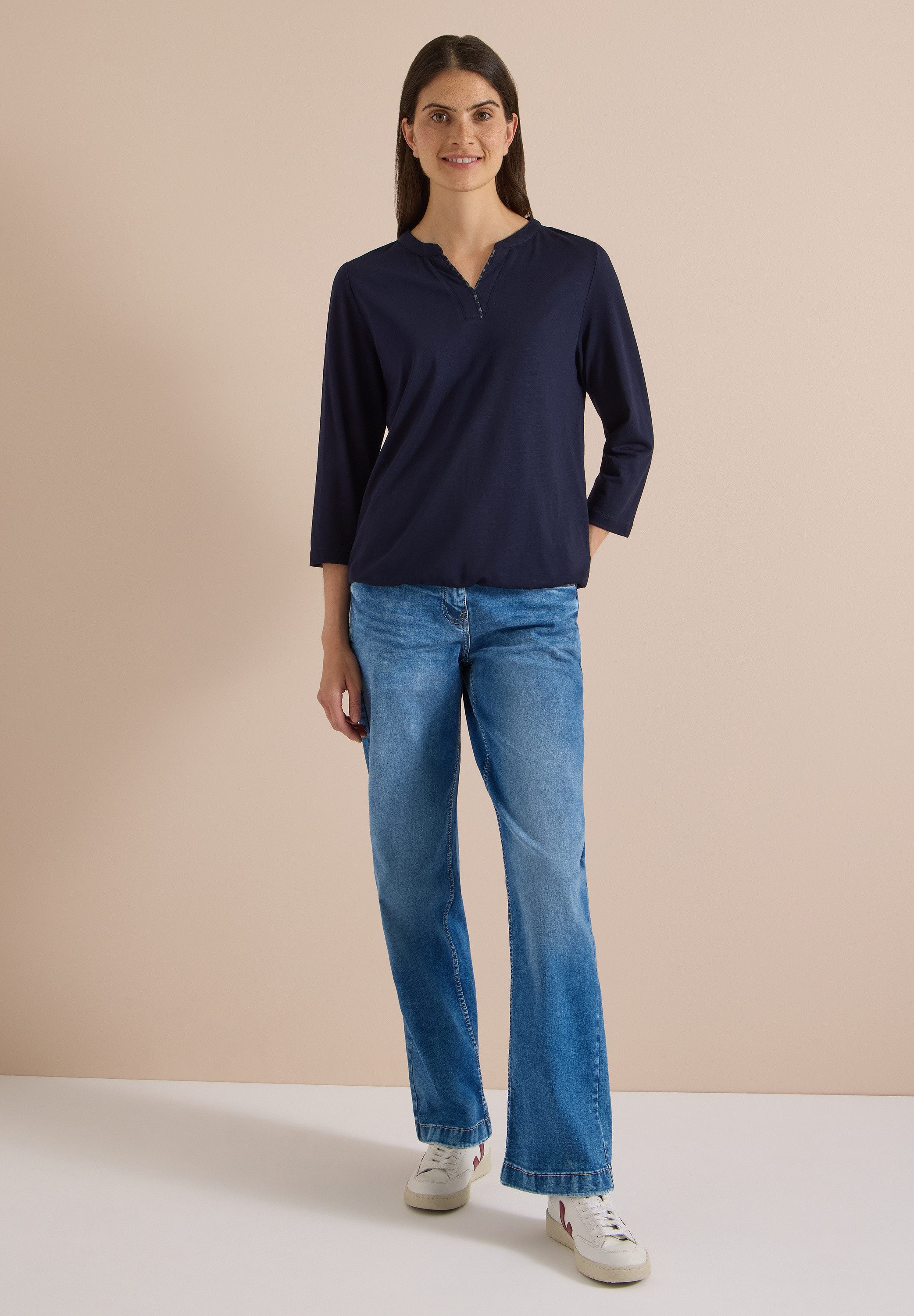 CECIL 3/4-Arm-Shirt mit 3/4 Ärmeln