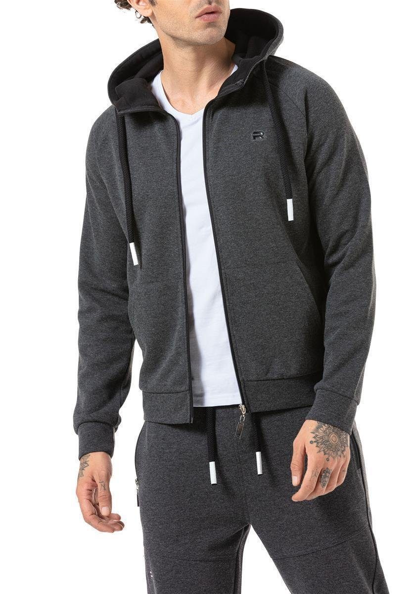 RedBridge Jogginganzug Red Bridge Herren Jogginganzug Sweat Jacke und Hose Set (2-tlg), Komfortabel