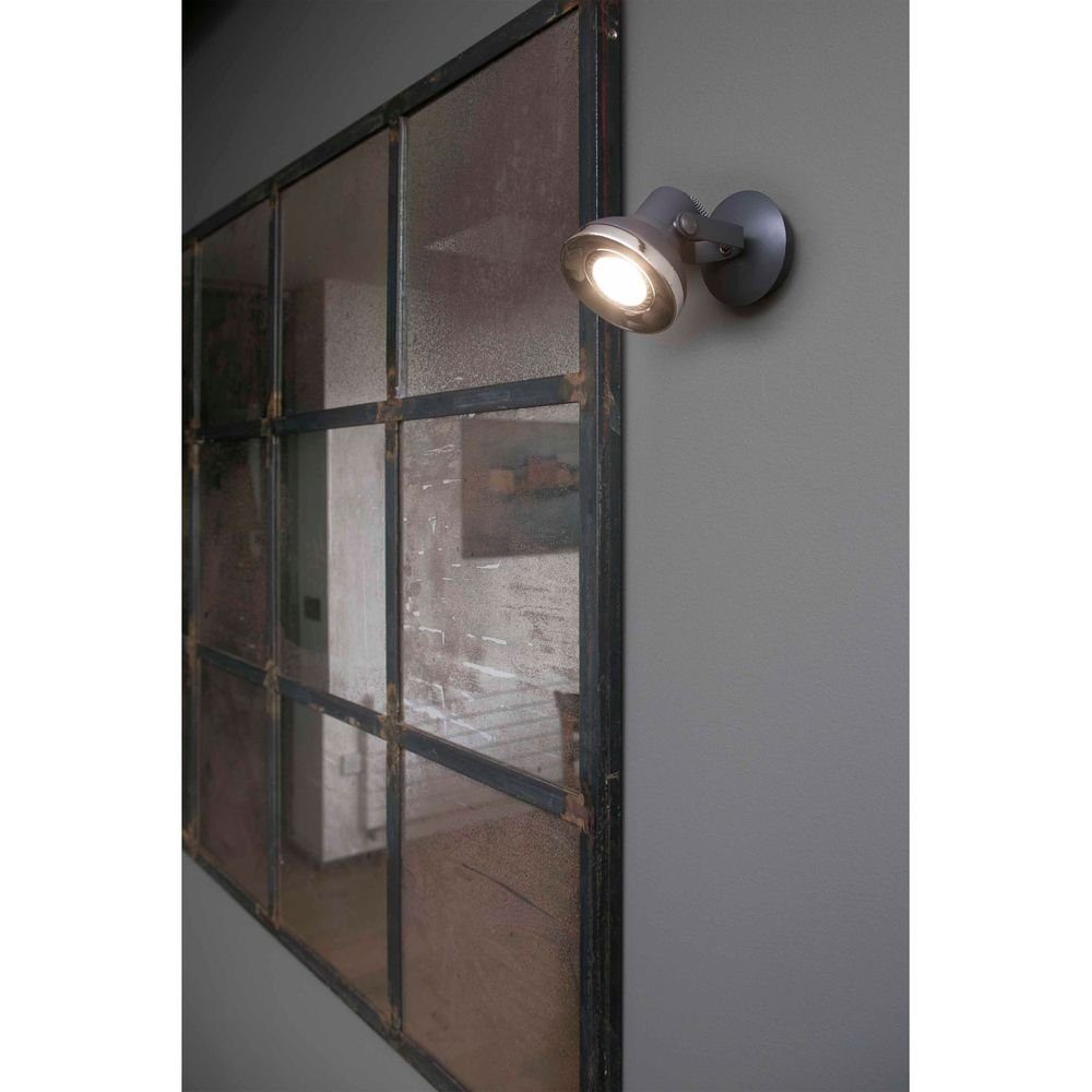 FARO Barcelona LED Deckenstrahler RING-1 GU10 Grau Grau