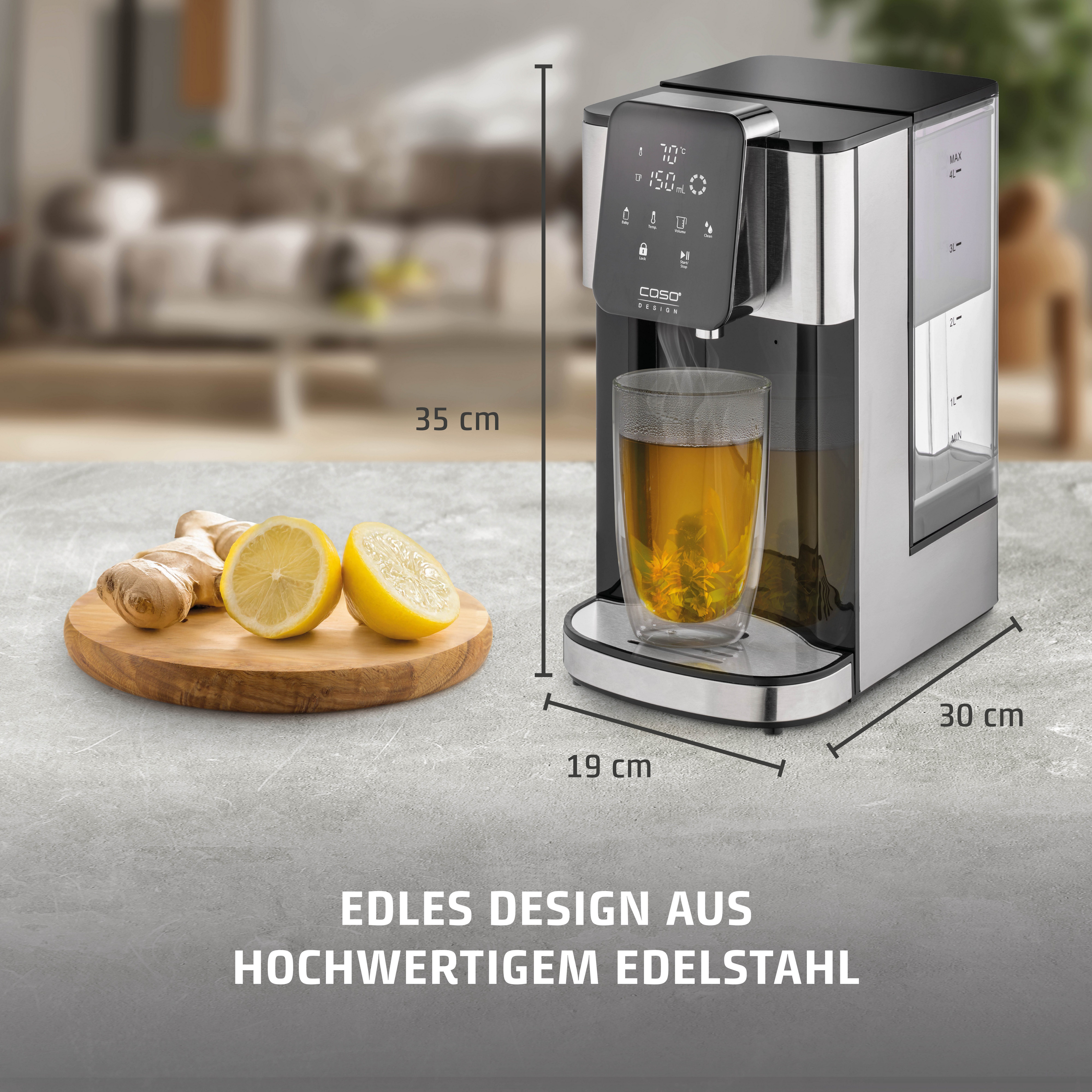 Caso Heißwasserspender 1884 HW 1660, 4 l, 2600 W