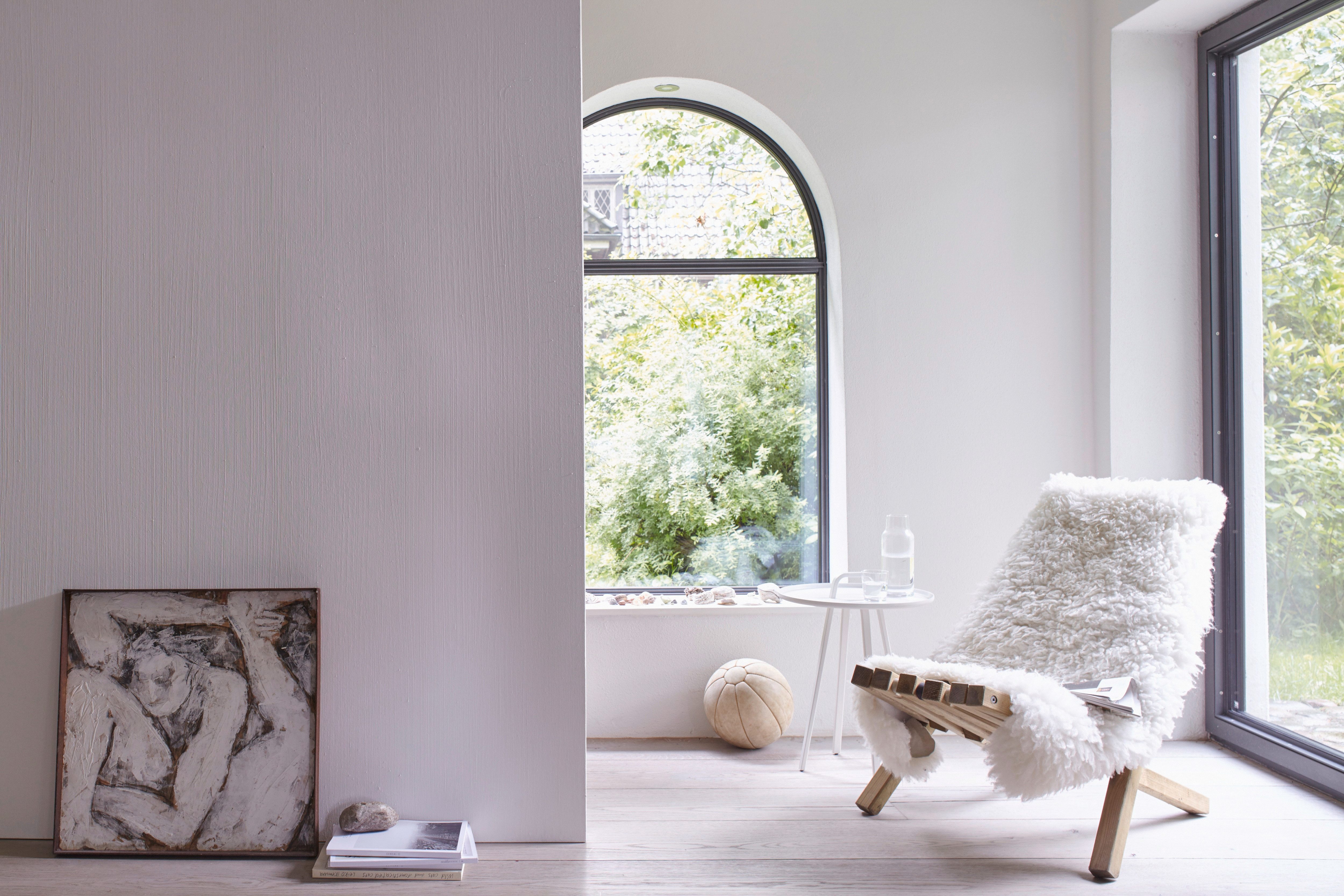 Alpina Wandfarbe - SET - Farbrezepte LINIEN-EFFEKT 4,5 Liter + Effekt-Kamm