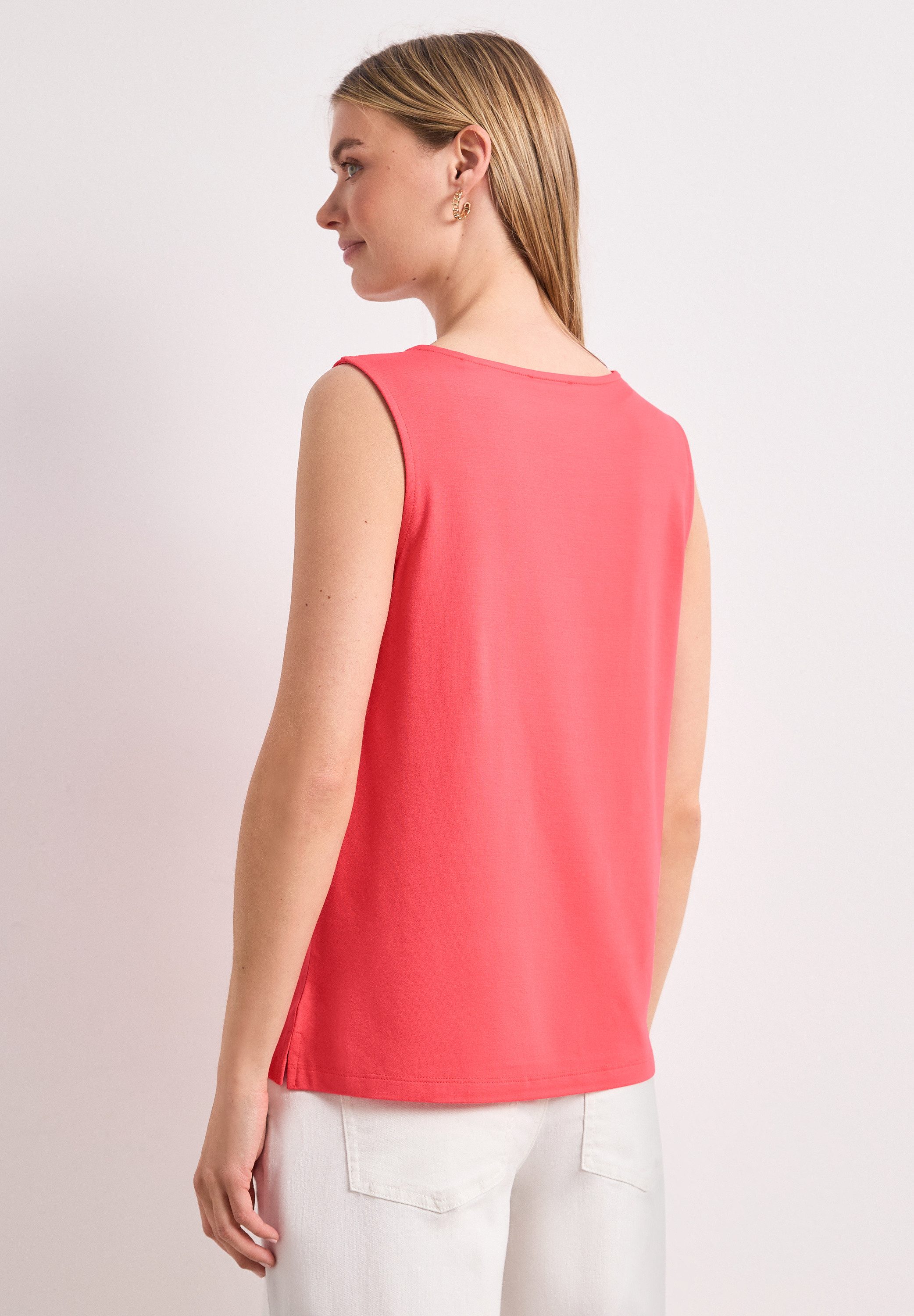 STREET ONE V-Shirt aus strecthigem Viskosematerial – Bild 2 von 5