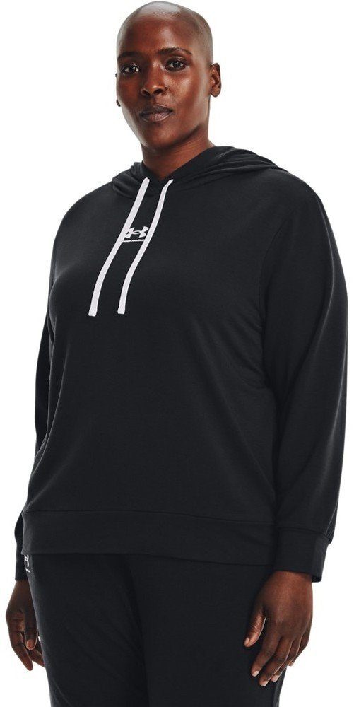Under Armour® Kapuzenpullover UA Rival Hoodie aus French Terry Jet Gray 010