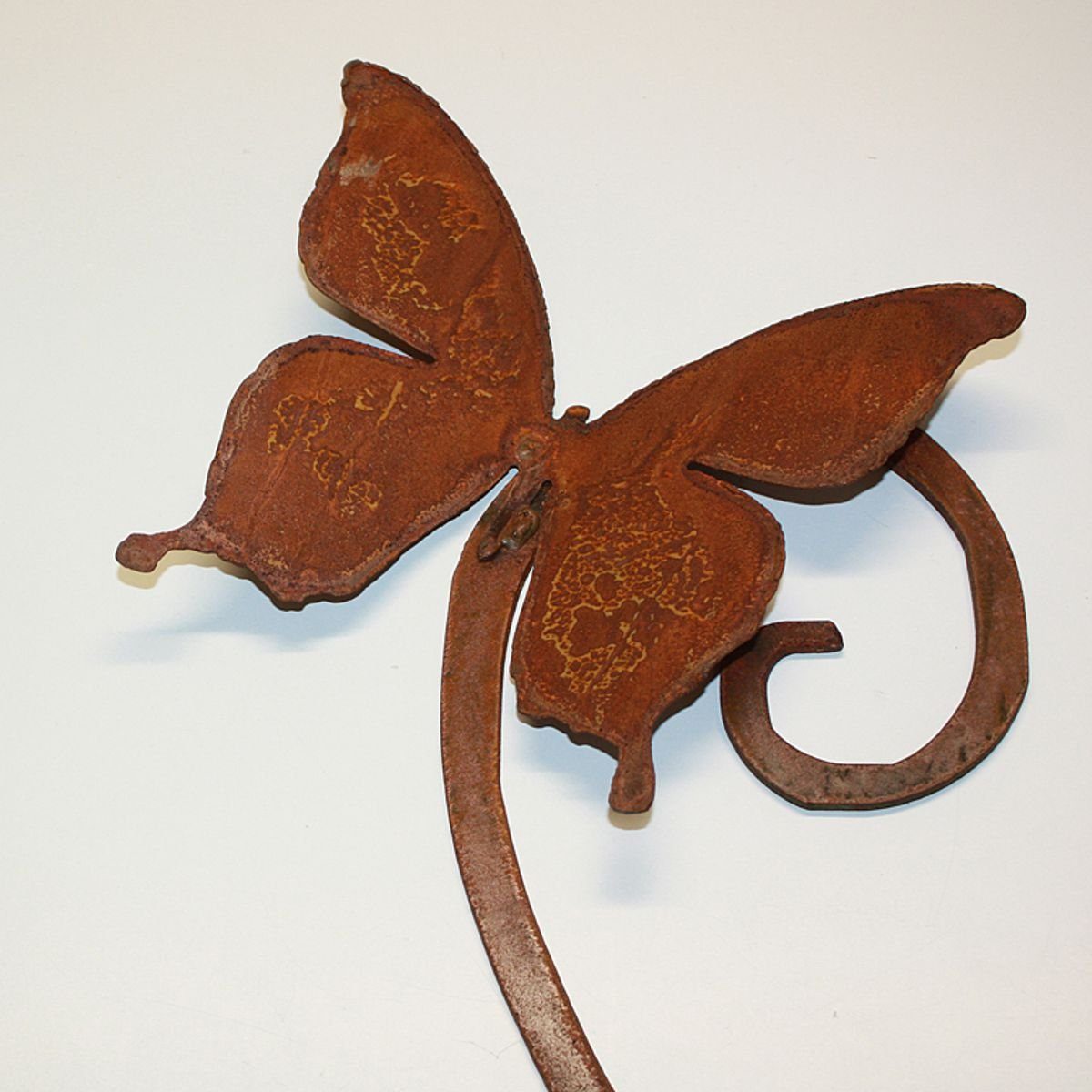 PAPILLO Rost-Schmetterling (Stück) 440s auf 440s Curlstab, Gartenfigur