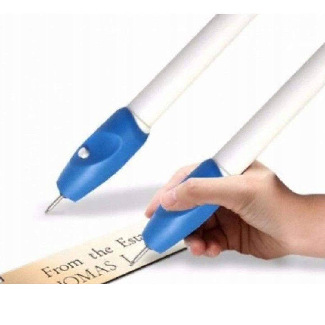 RACEL Graviergerät Elektrischer Gravierstift Gravurgerät Set für Holz Metall Kunststoff, 1-St., Präzise & handlich