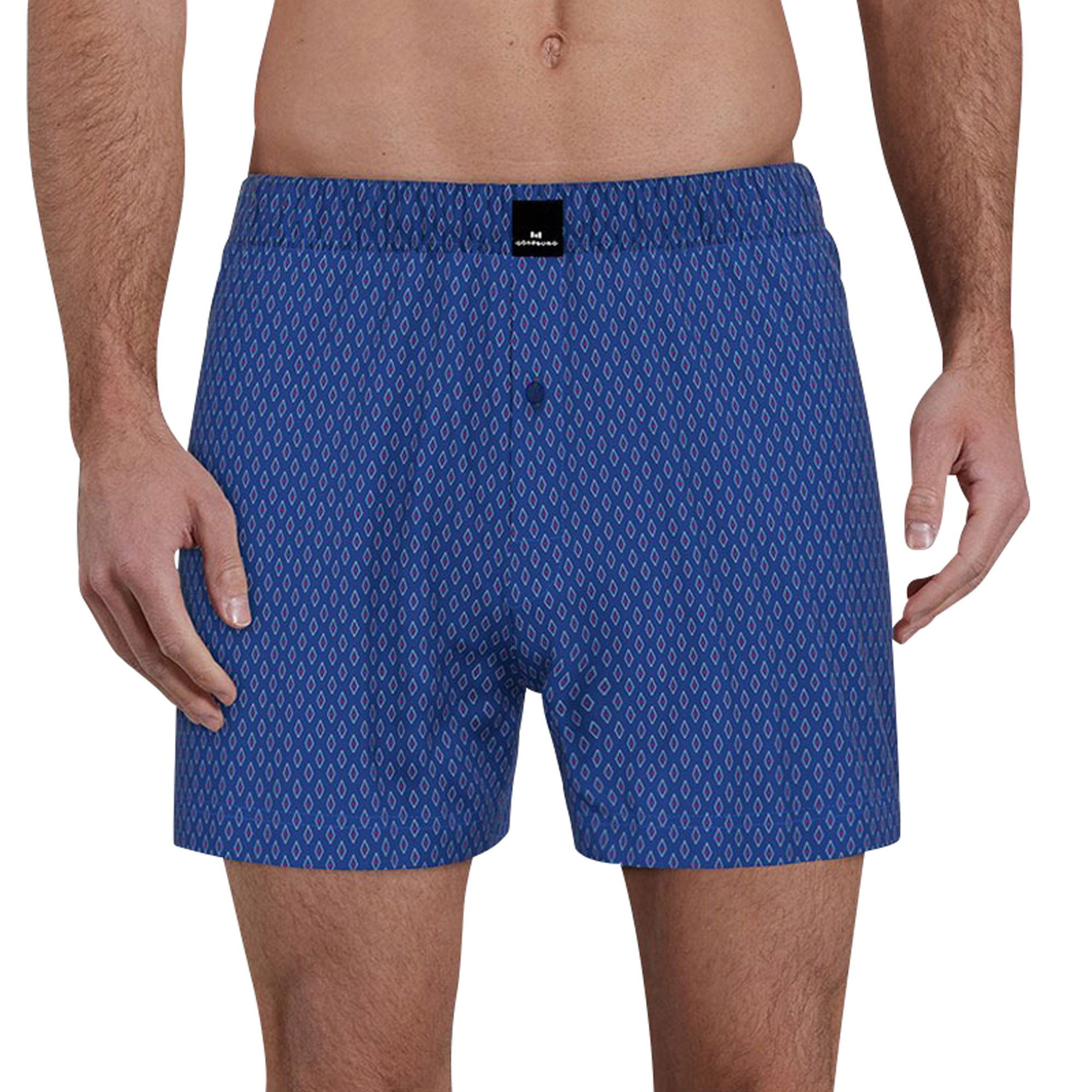 GÖTZBURG Boxershorts Herren-Boxershorts 2er-Pack Single-Jersey Uni günstig online kaufen