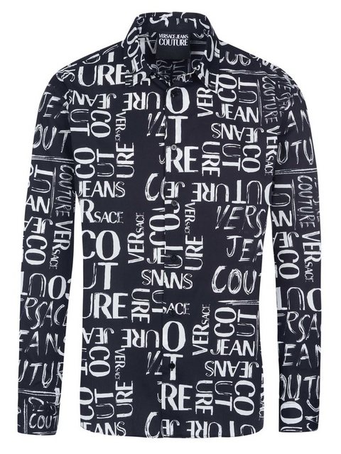 Versace Langarmhemd Versace Jeans Couture Hemd schwarz günstig online kaufen